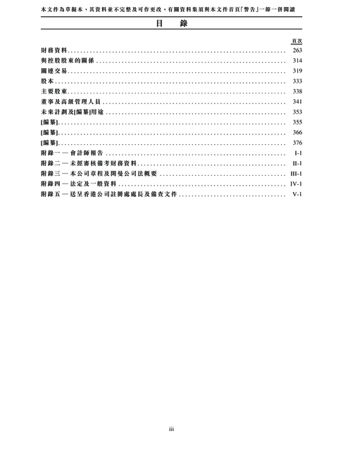 小米集团招股书