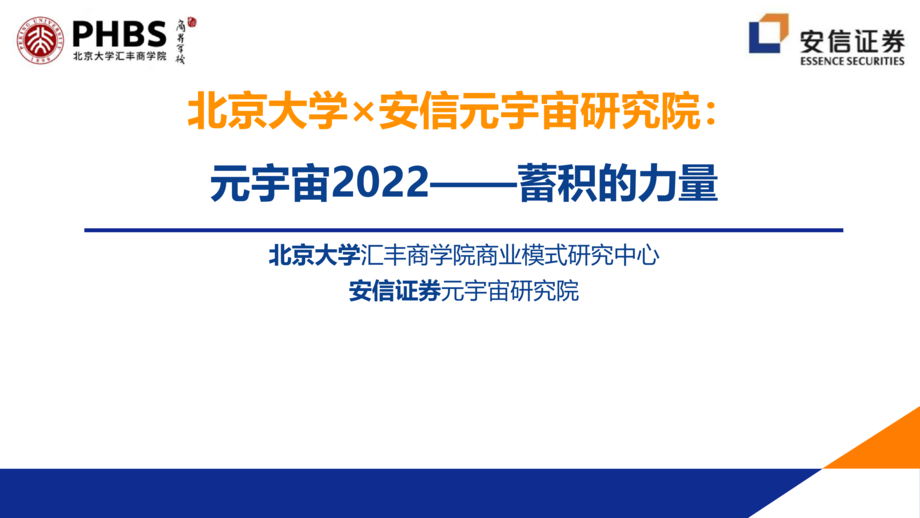北京大学:2022年元宇宙全球年度报告