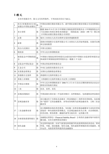 中国农业银行2021年年度报告(A股)