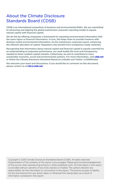 气候披露标准委员会(CDBS):欧盟2020年环境信息披露状况(英文版)
