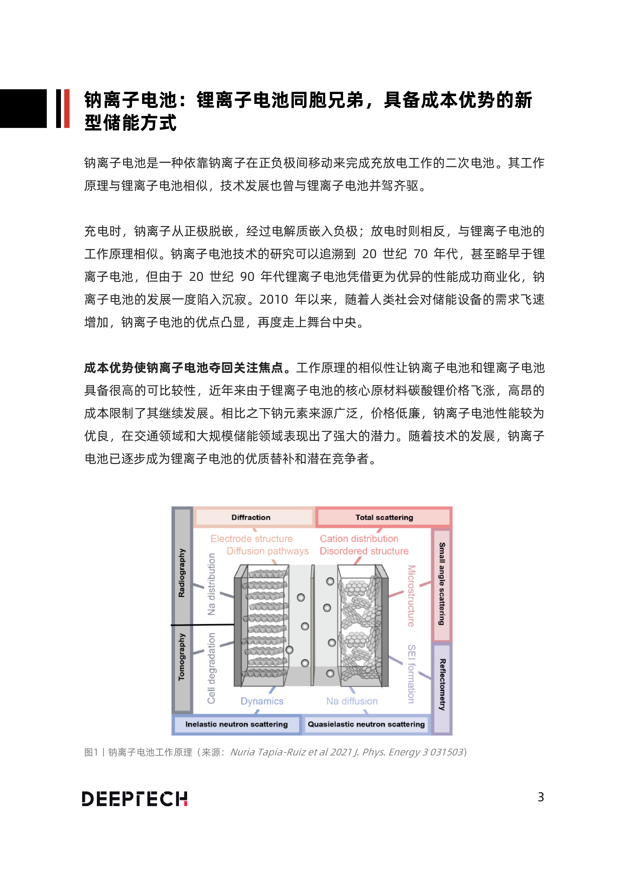 DeepTech:2022年中国钠离子电池技术及应用发展研究报告