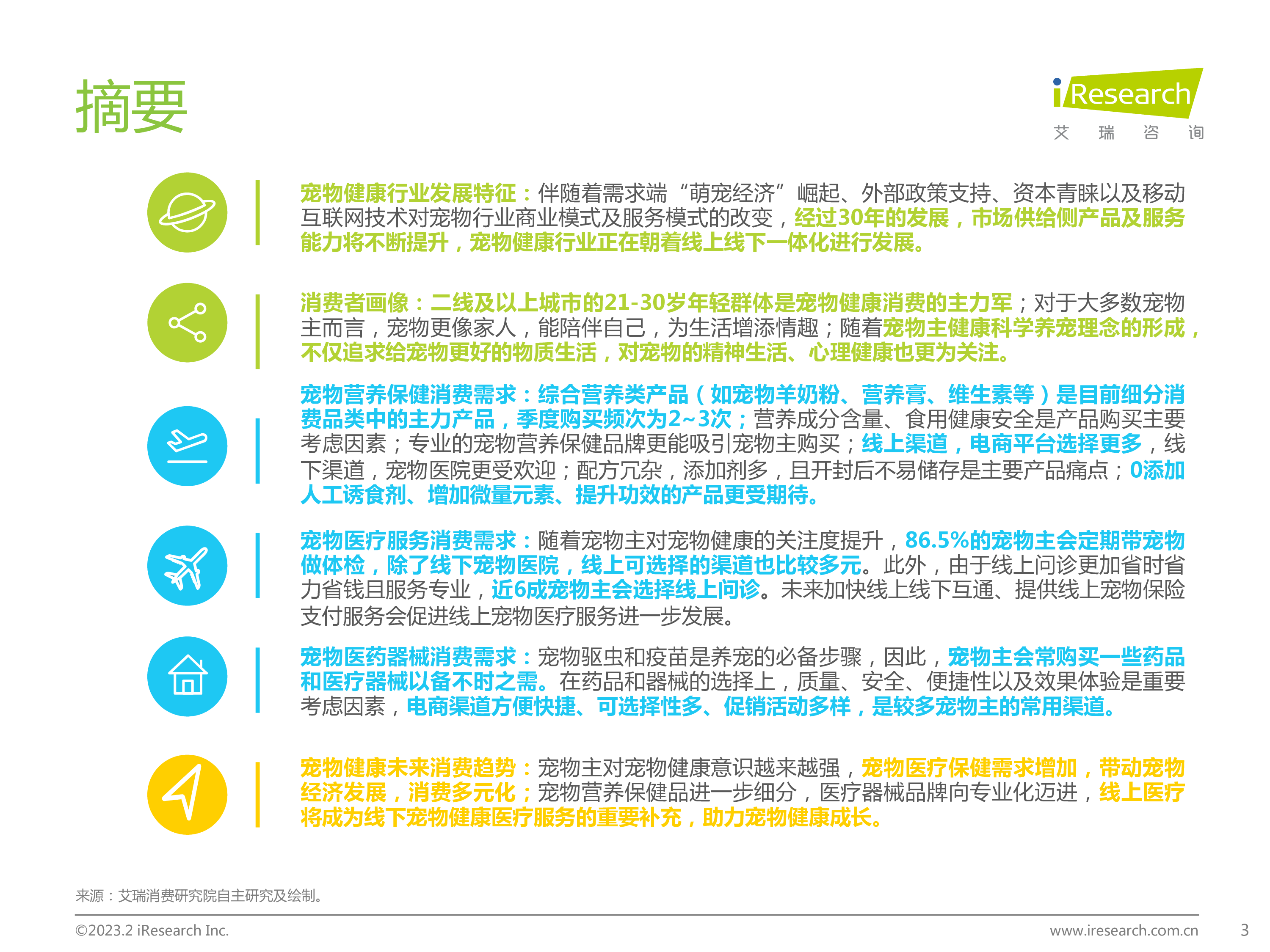 艾瑞咨询:2023年中国宠物健康消费白皮书
