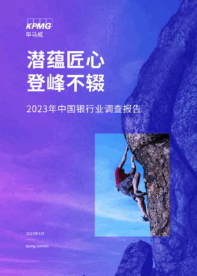 毕马威：2023年中国银行业调查报告