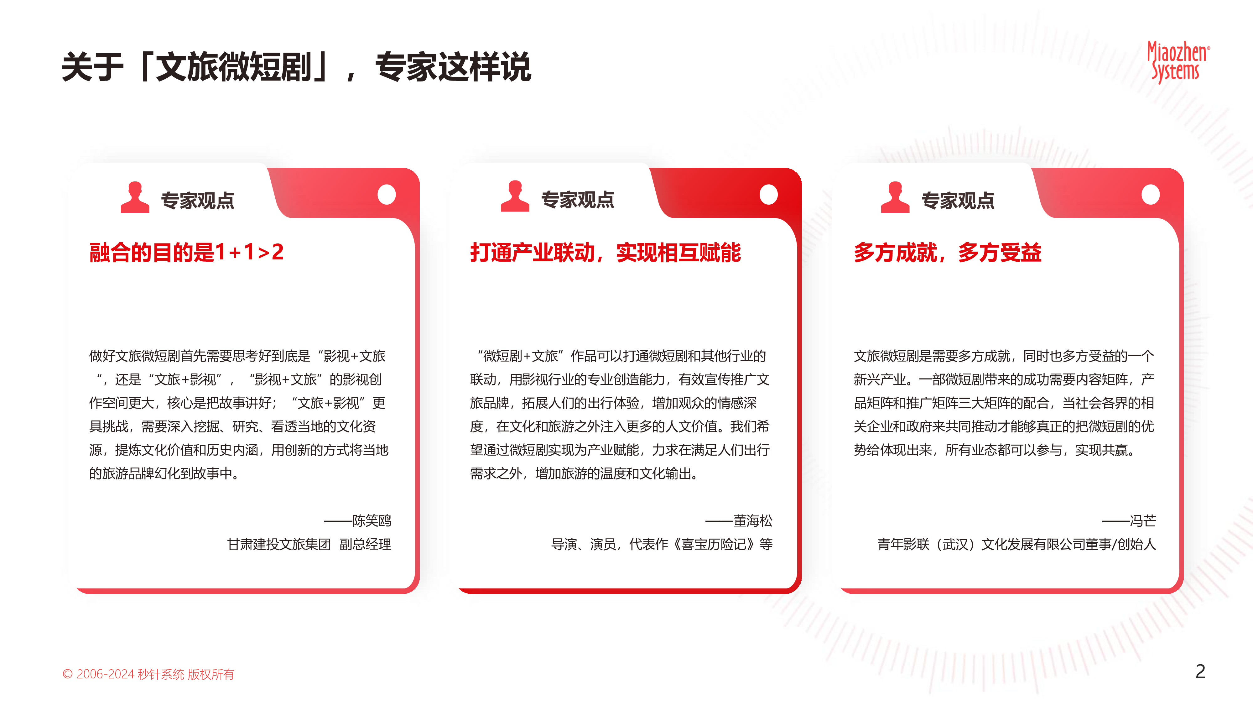 秒针中国广告协会2024年文旅微短剧专题研究报告产业融合共创未来33页