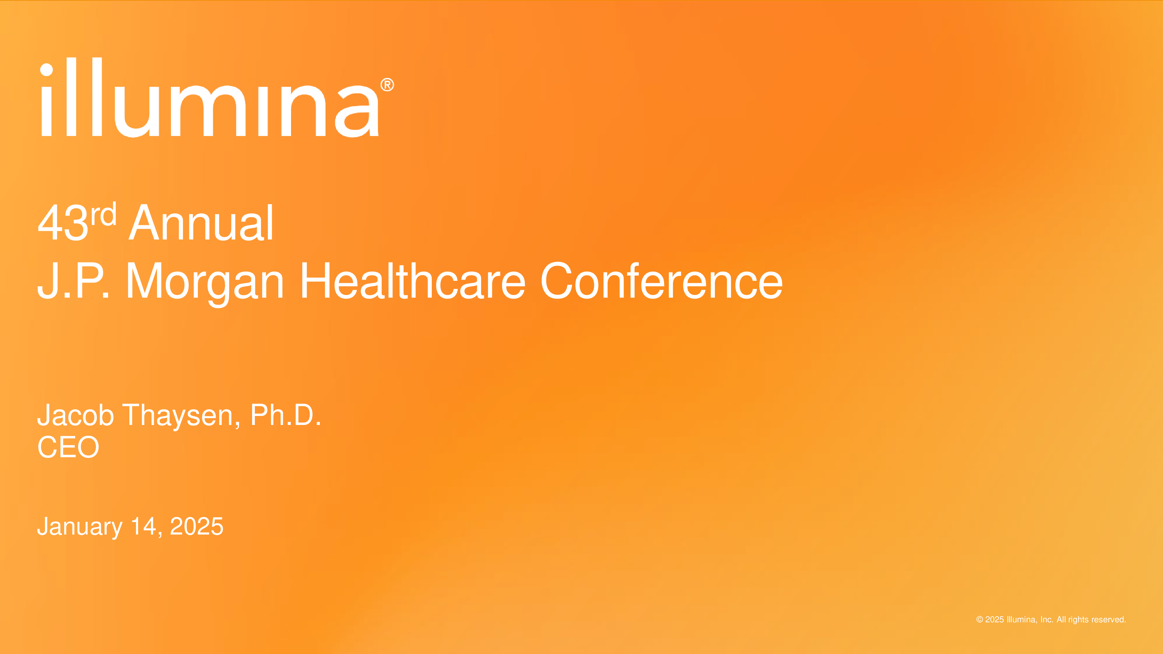 Illumina-JPM-Conference-January-2025