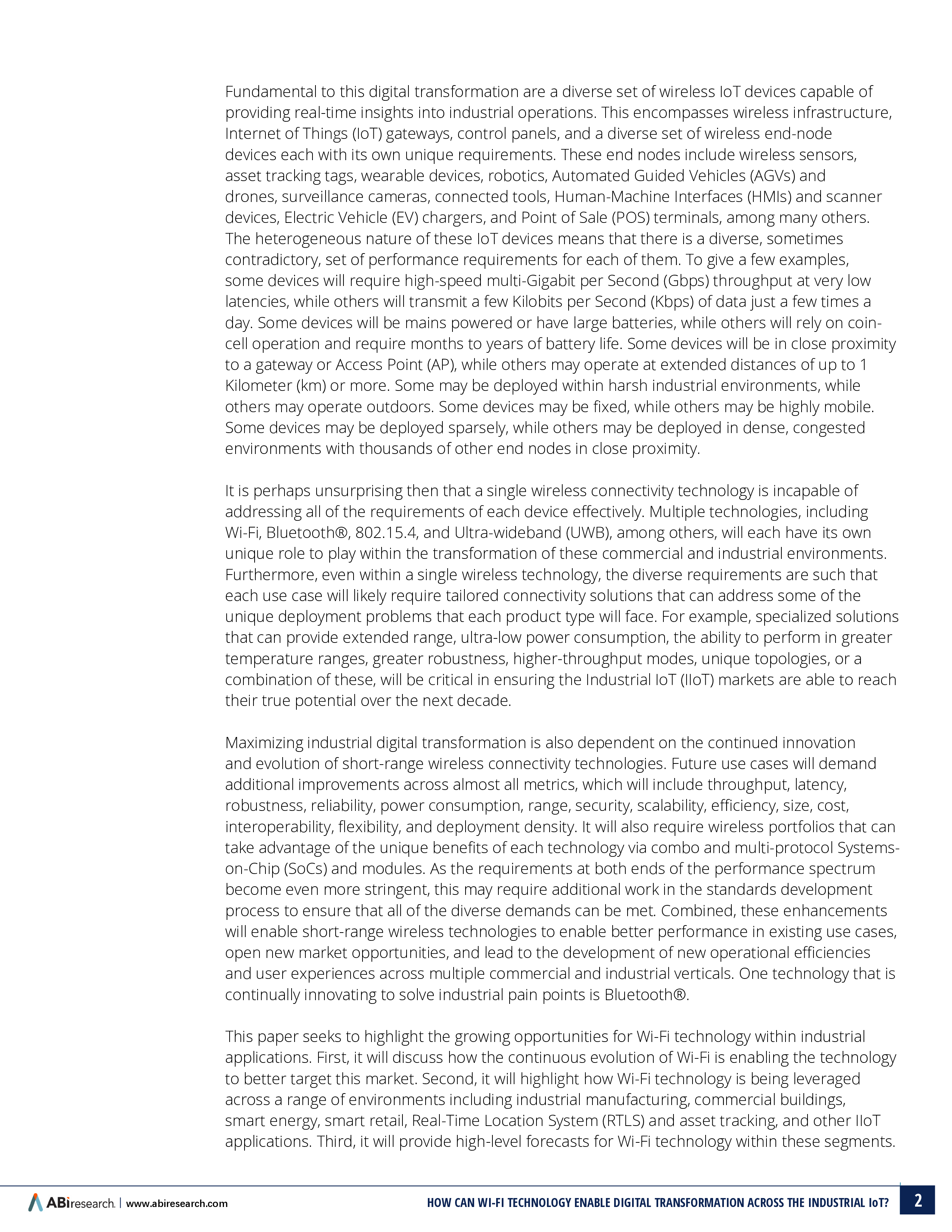 ABIResearchInfineon2024WI-FI技术如何推动工业物联网的数字化转型白皮书英文版20页