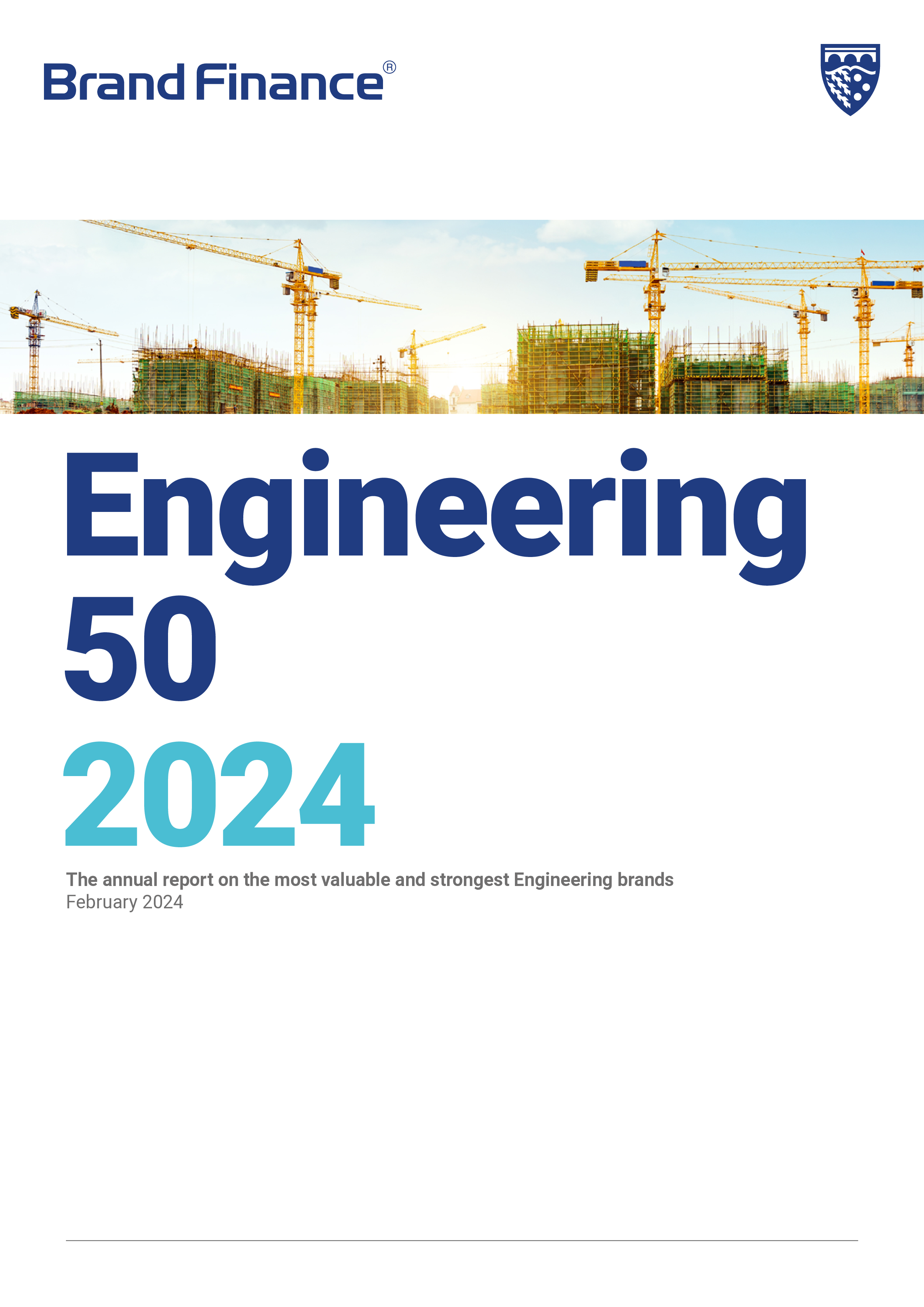 BrandFinance2024年全球工程建设品牌价值50强报告英文版34页
