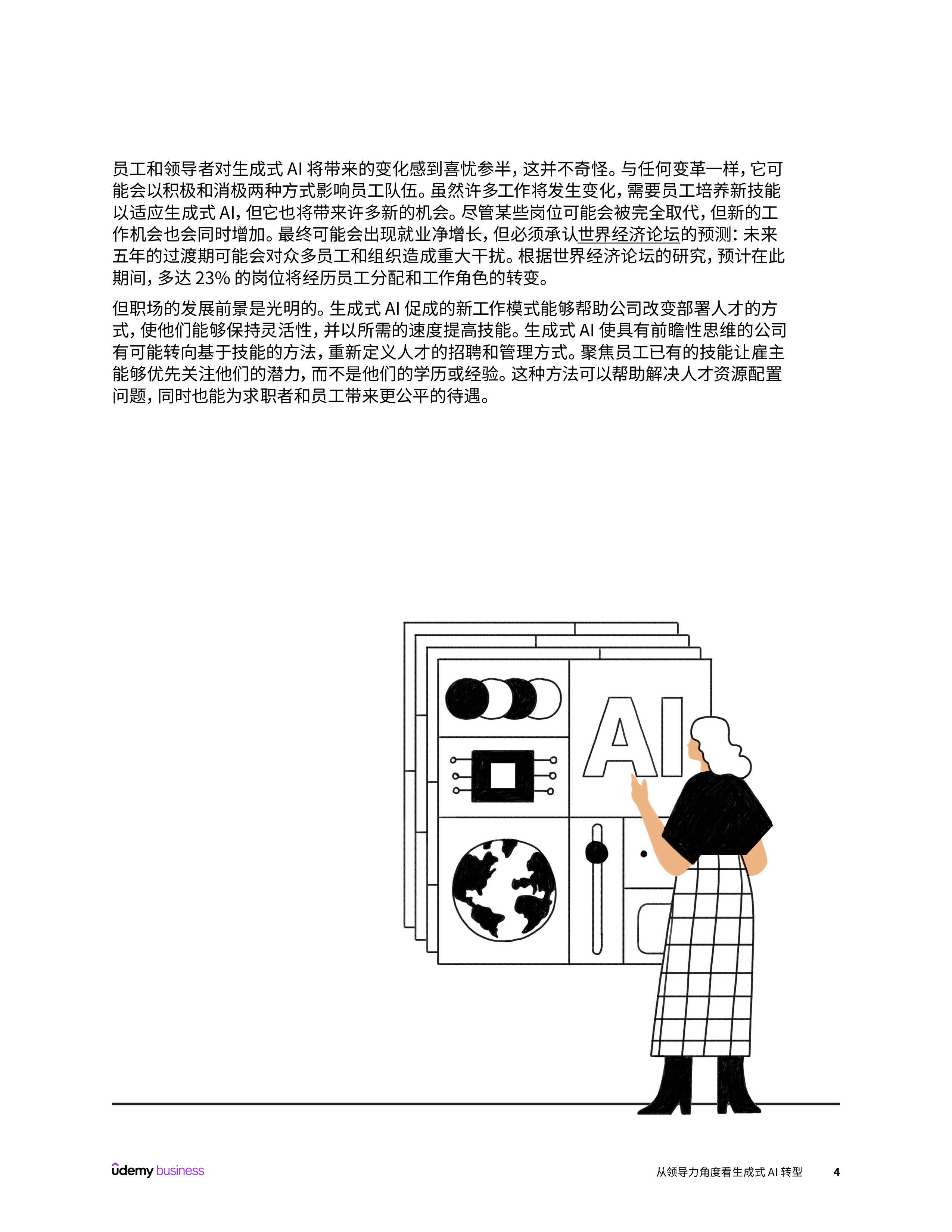 UdemyBusiness2024从领导力角度看生成式AI转型研究报告24页
