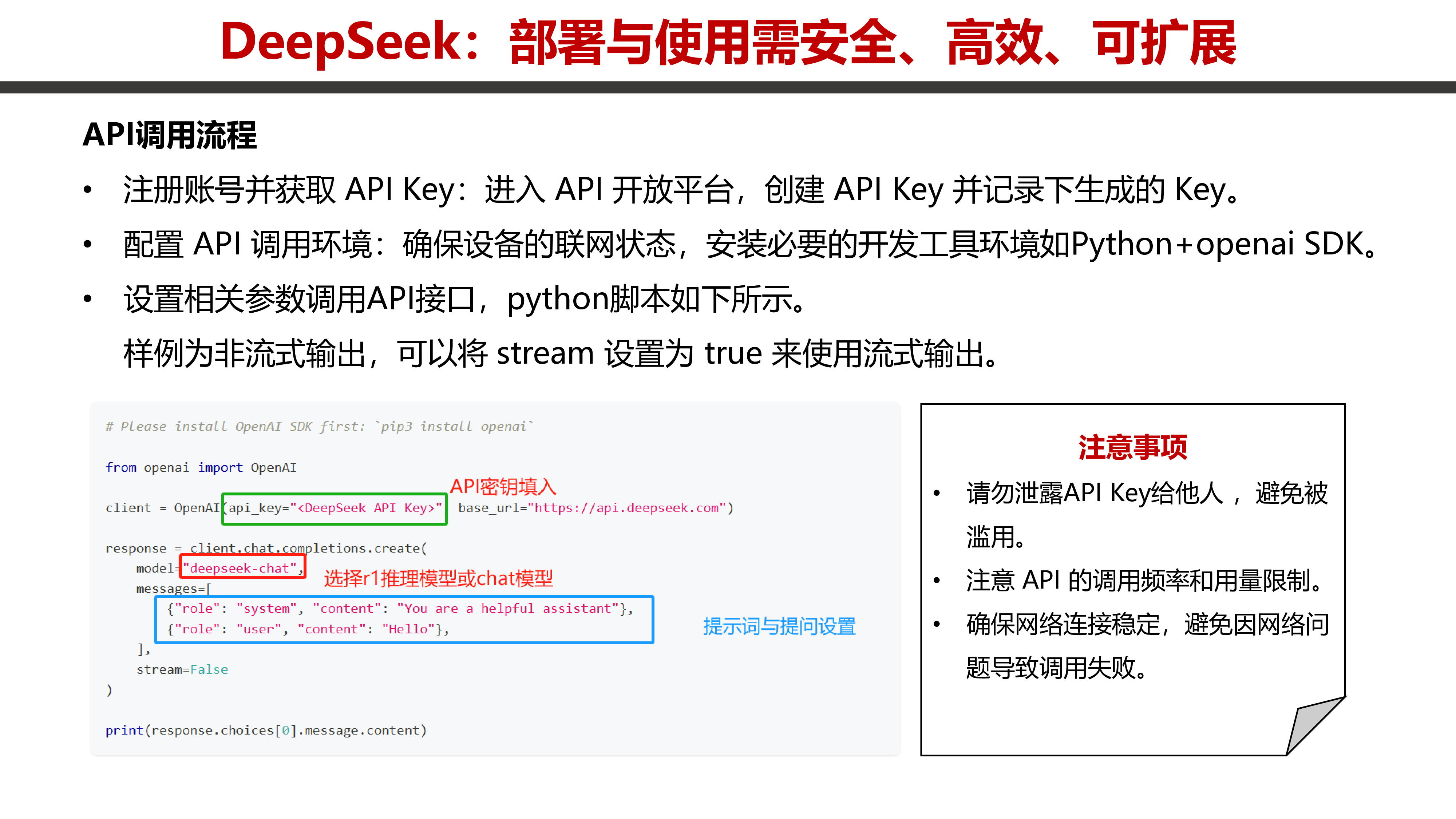 天津大学2025年深度解读DeepSeek部署使用安全48页