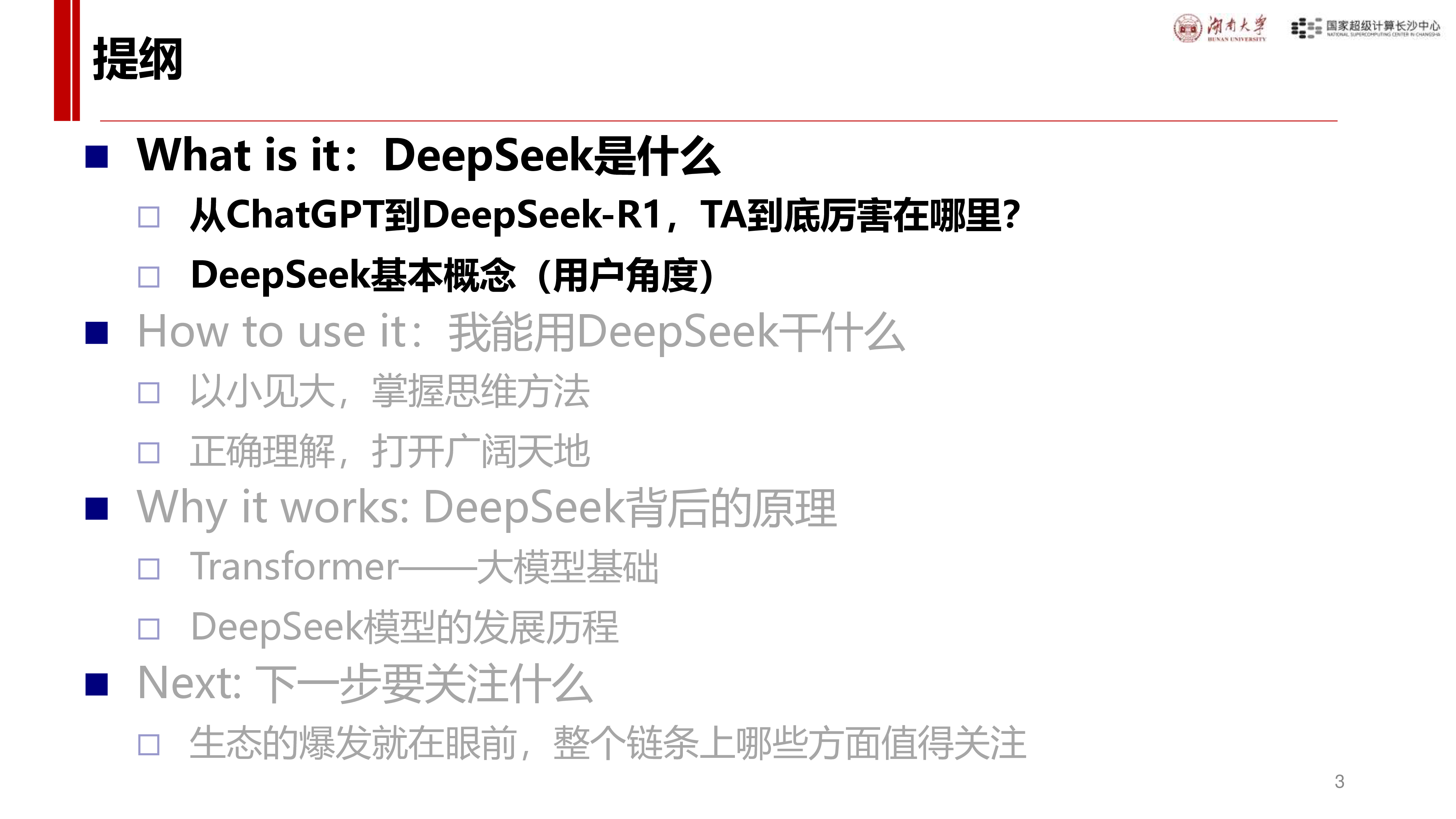 湖南大学我们该如何看待DeepSeekwhathowwhyandnext82页
