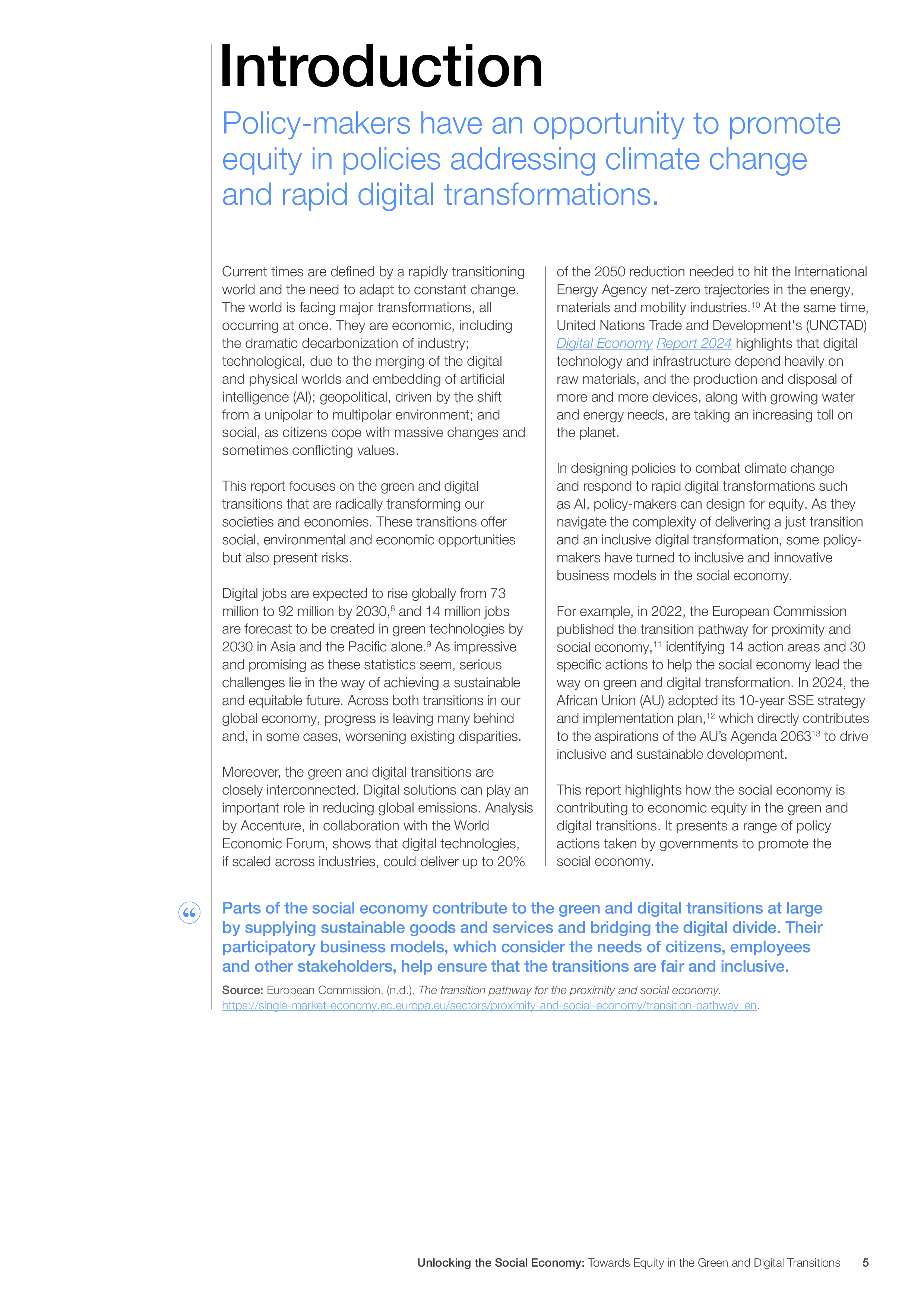 世界经济论坛WEF2025解锁社会经济迈向绿色和数字化转型中的公平研究报告英文版33页