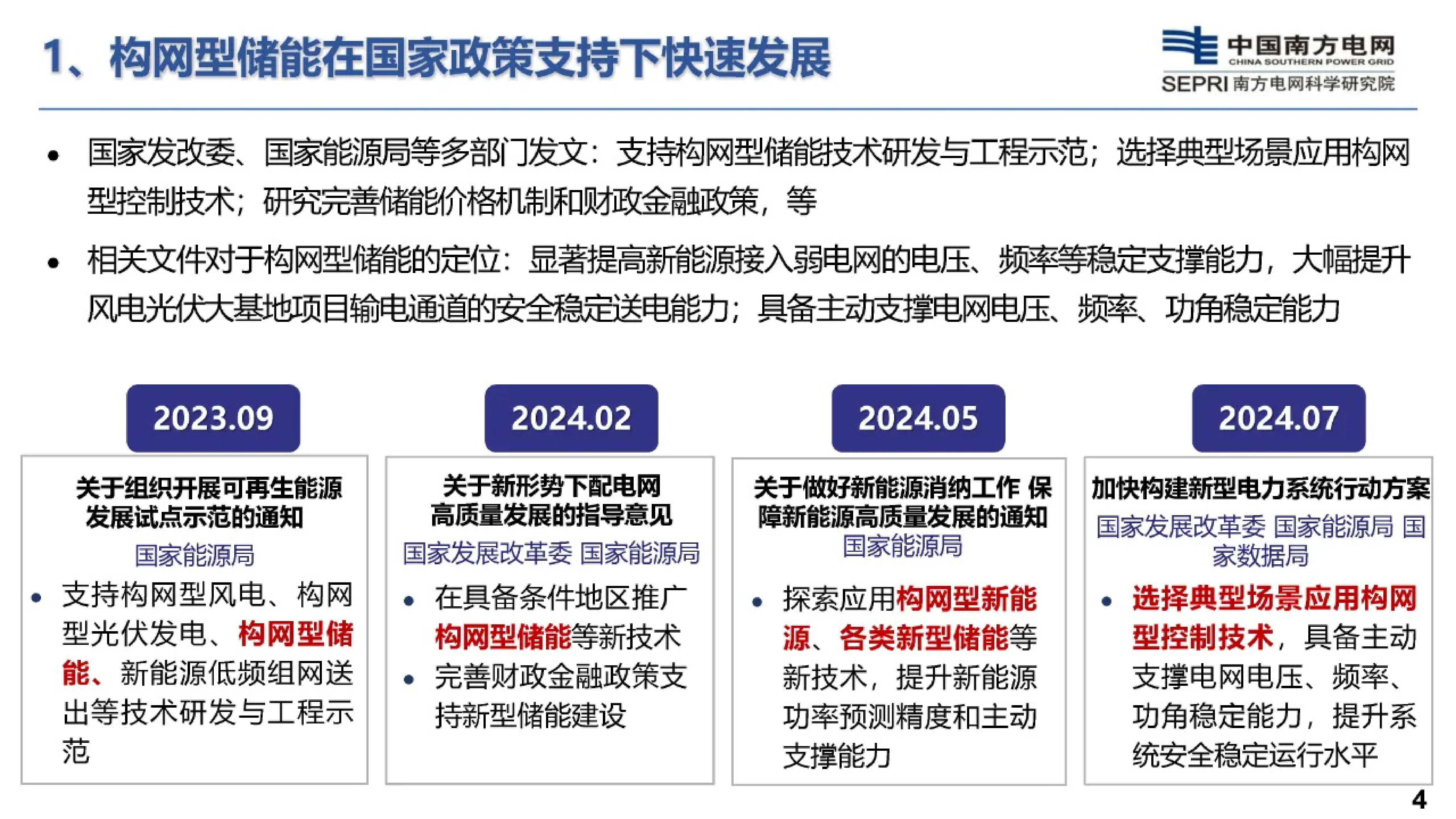 中国南方电网2024构网型储能技术及其在新型电力系统的应用56页