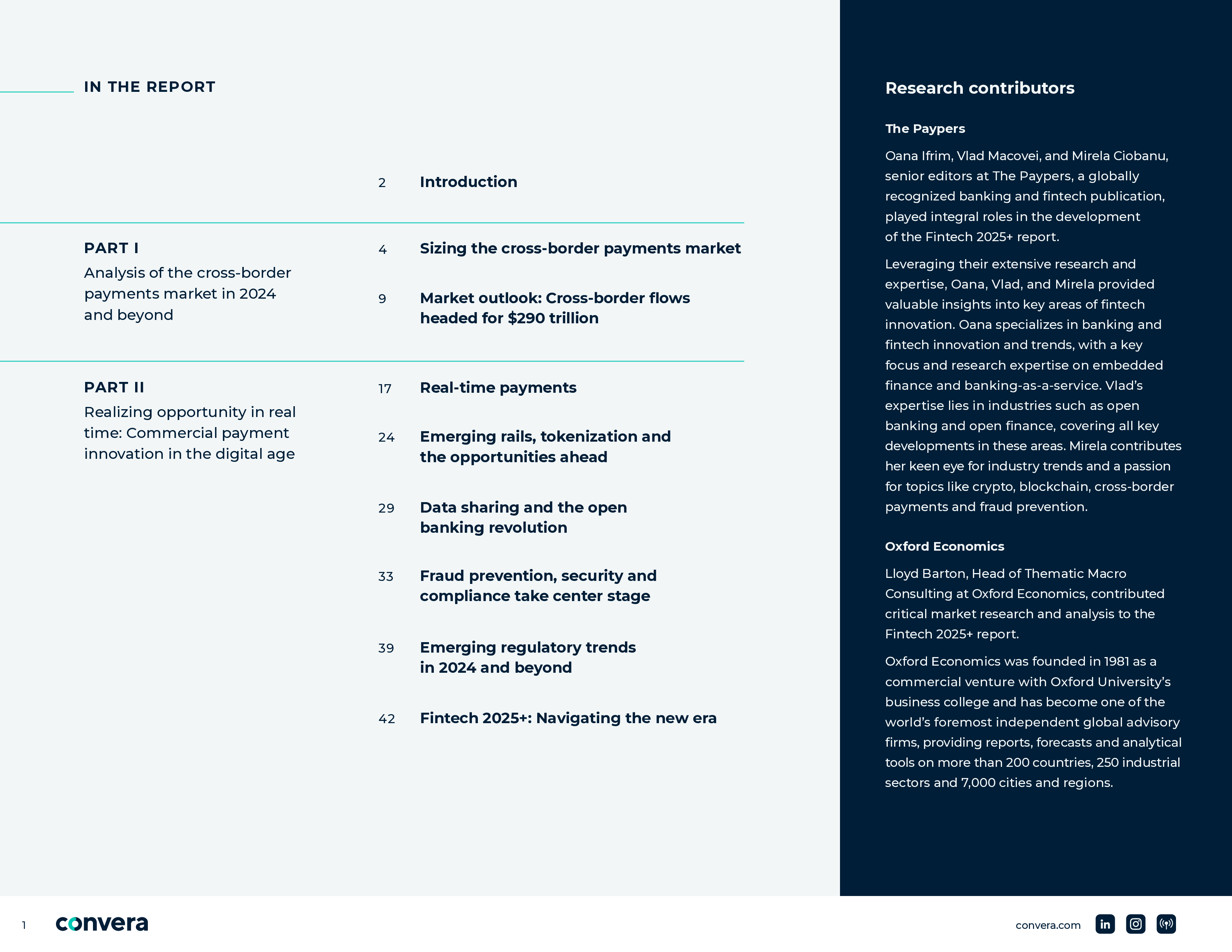 Convera金融科技2025Fintech2025全球商业的趋势科技和转型英文版47页
