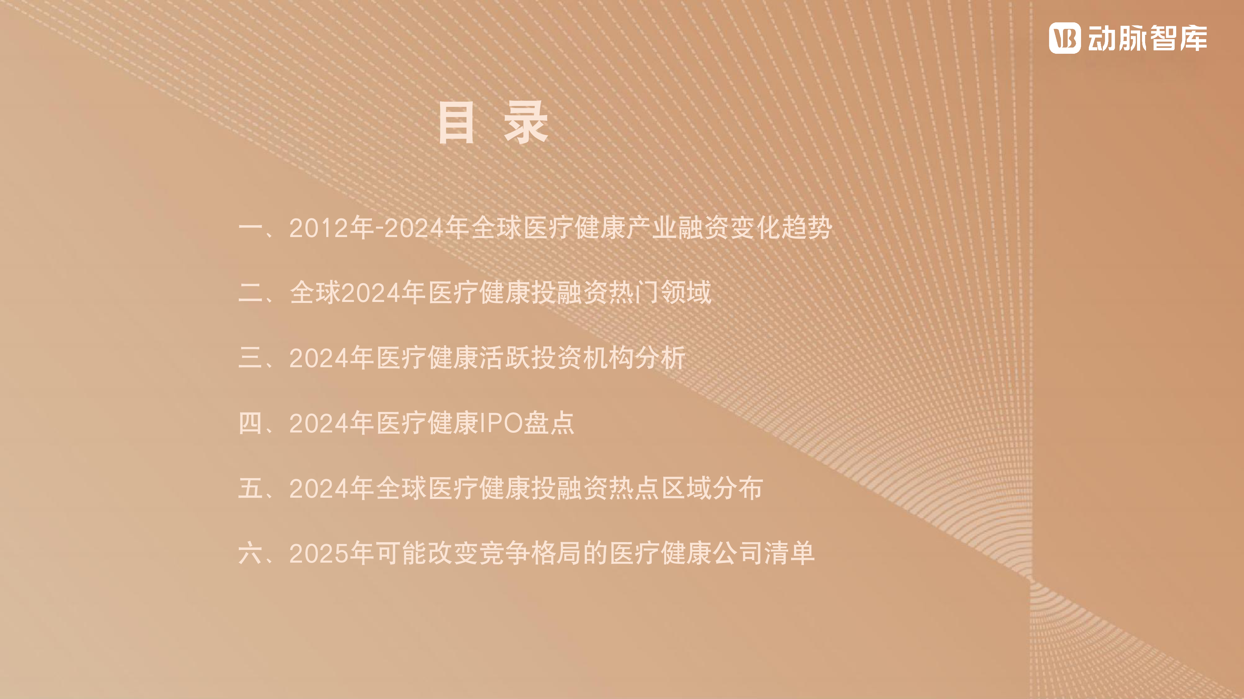 动脉智库2024年全球医疗健康产业资本报告34页