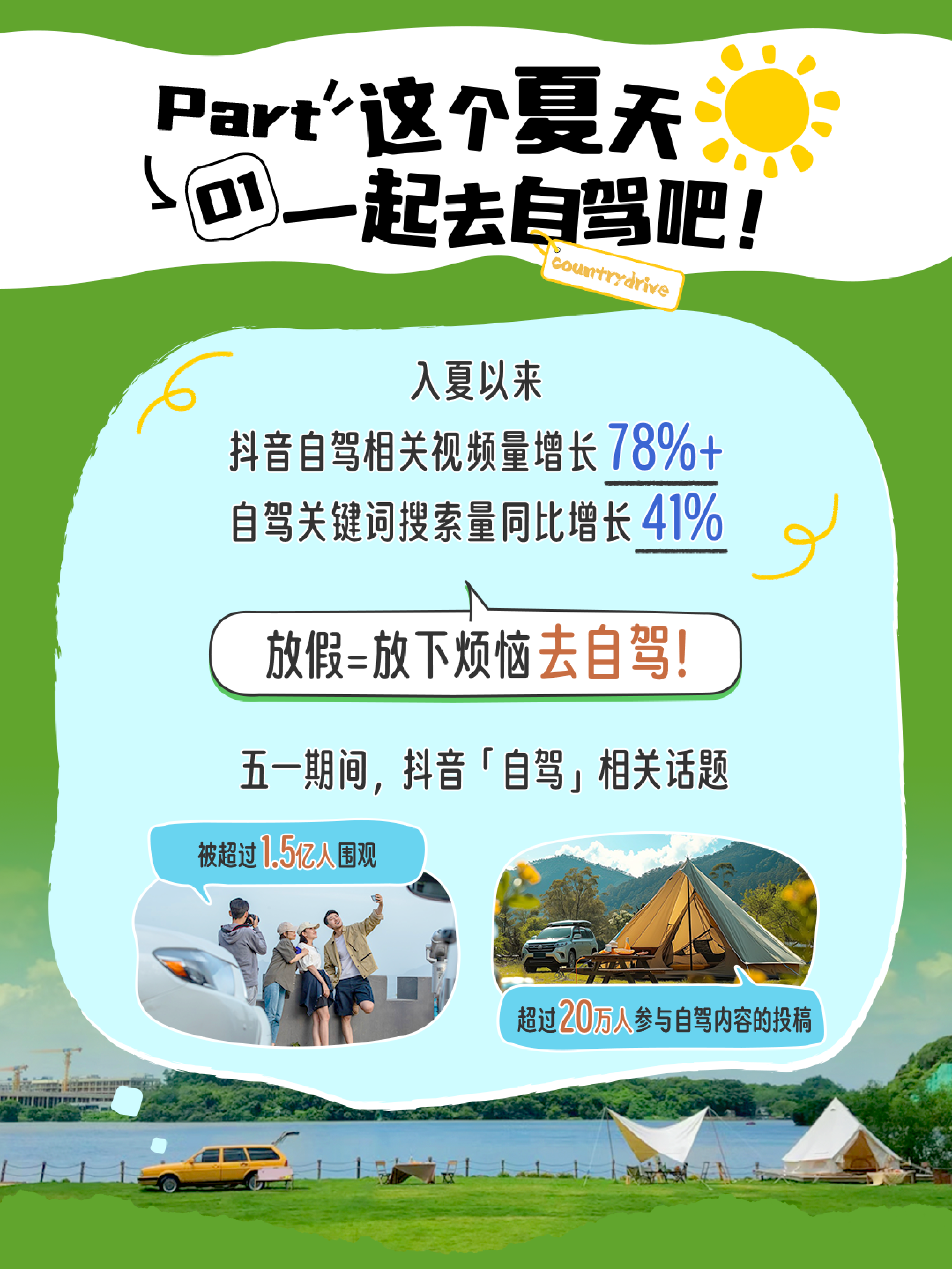 抖音2024抖音夏日自驾灵感指南17页