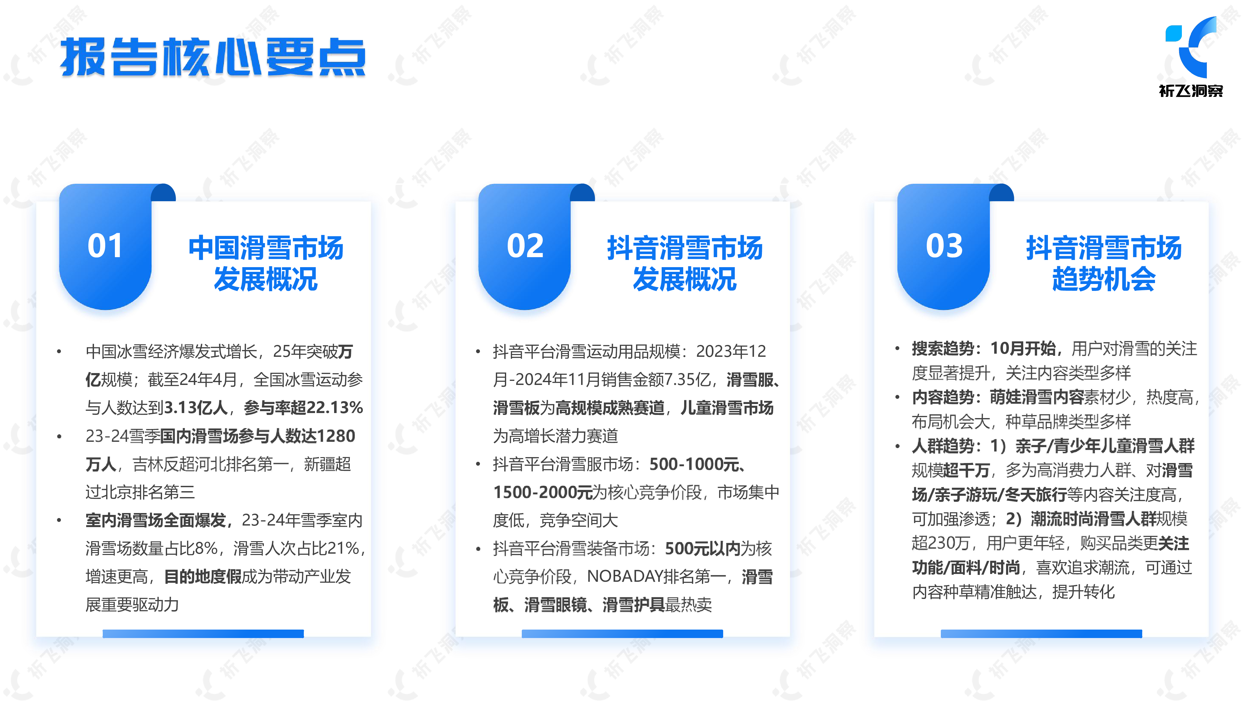 祈飞洞察2024年抖音电商滑雪运动用品市场趋势洞察报告34页