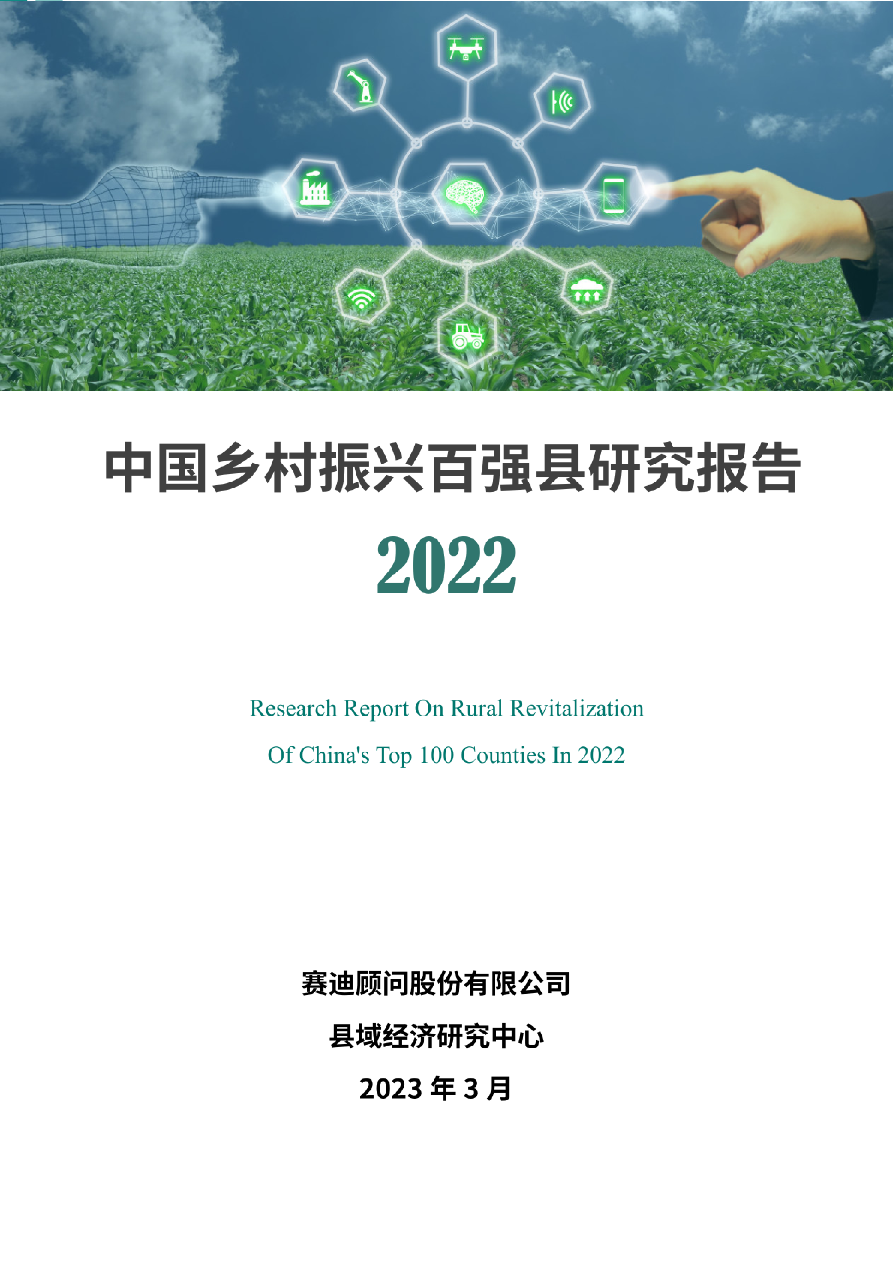 赛迪智库2022中国乡村振兴百强县研究报告31页