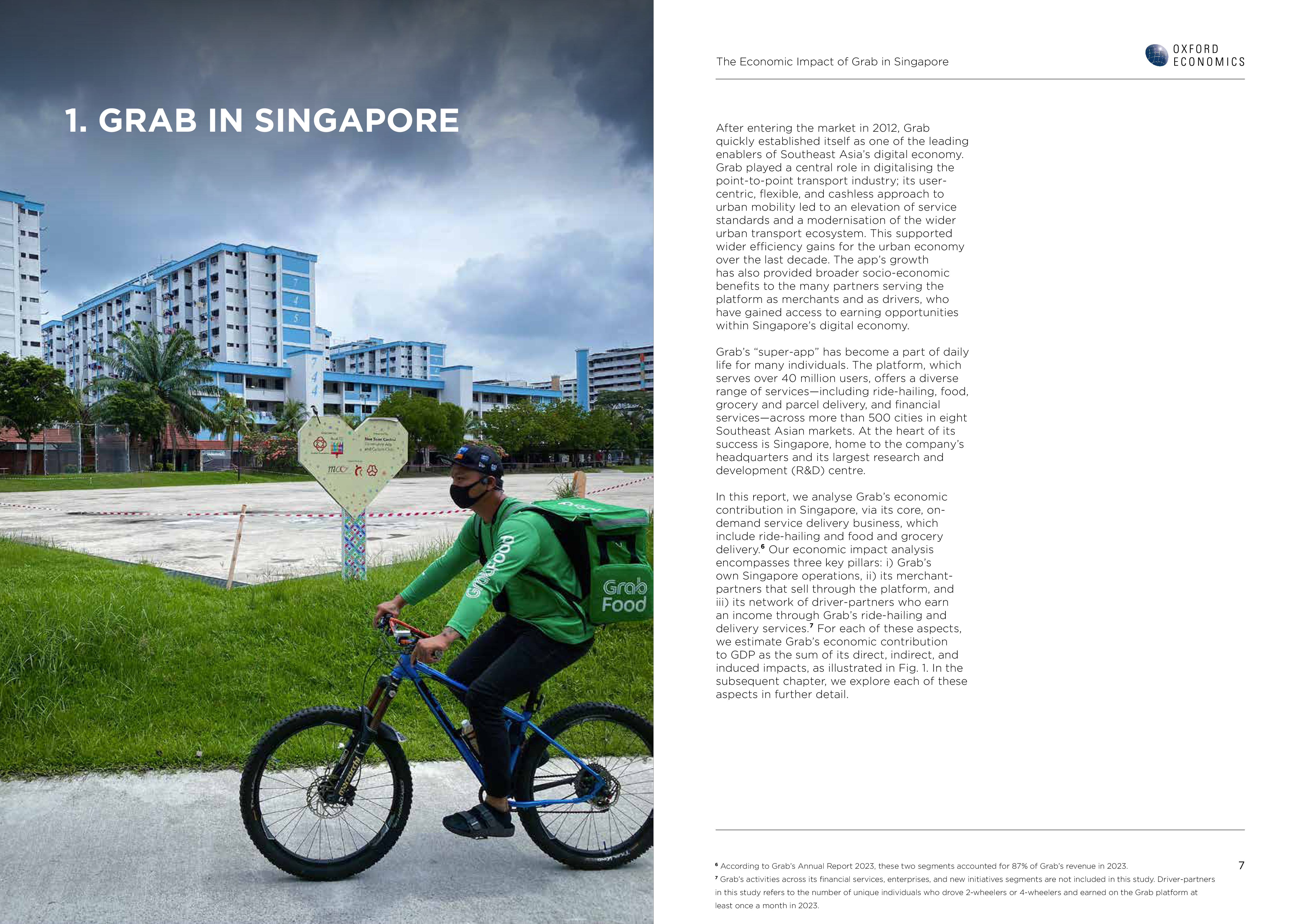 牛津经济研究院2025Grab网约车软件对新加坡的经济影响研究报告英文版16页
