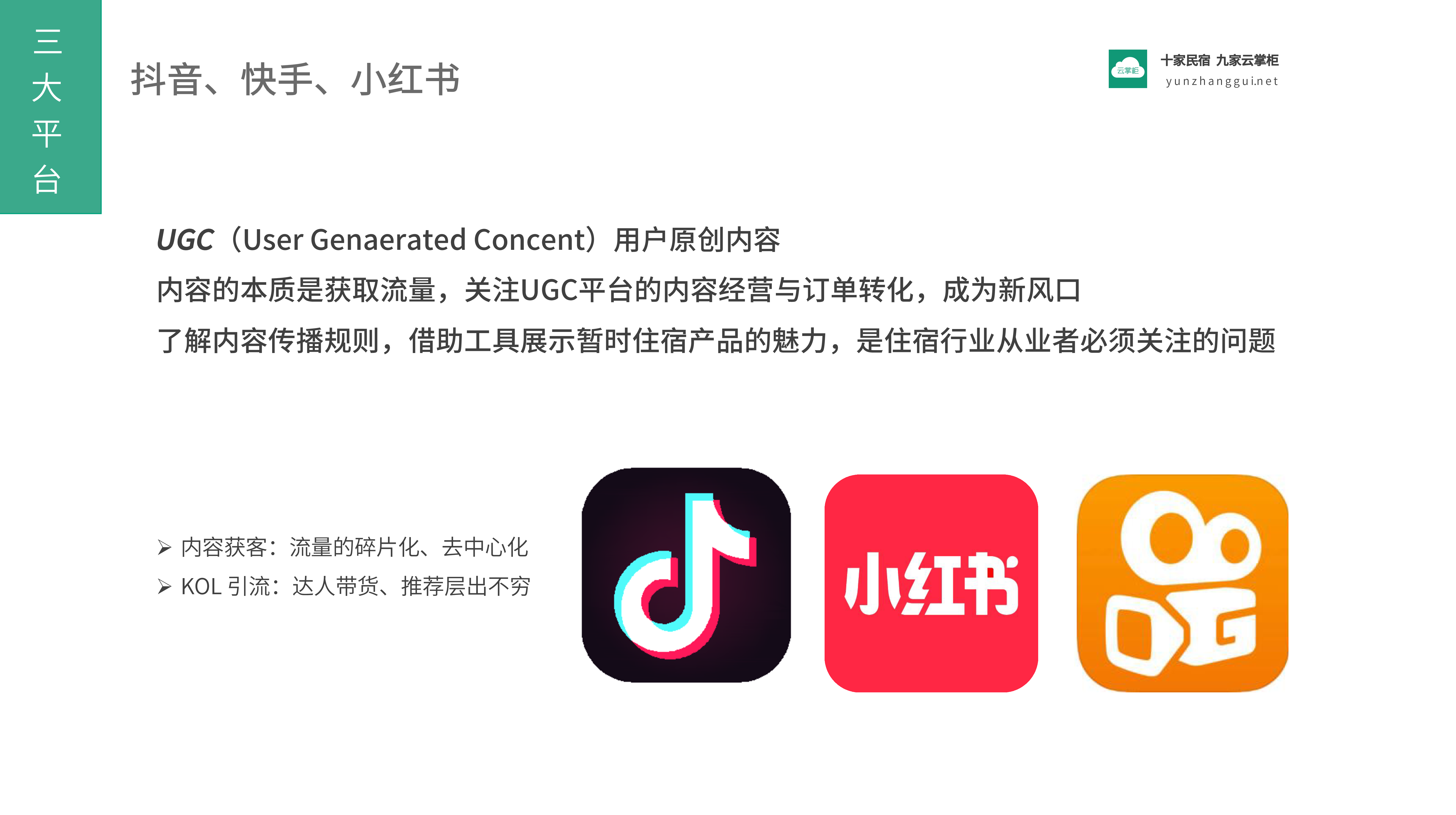 云掌柜如何利用UGC平台赋能酒店民宿当住宿遇短视频41页