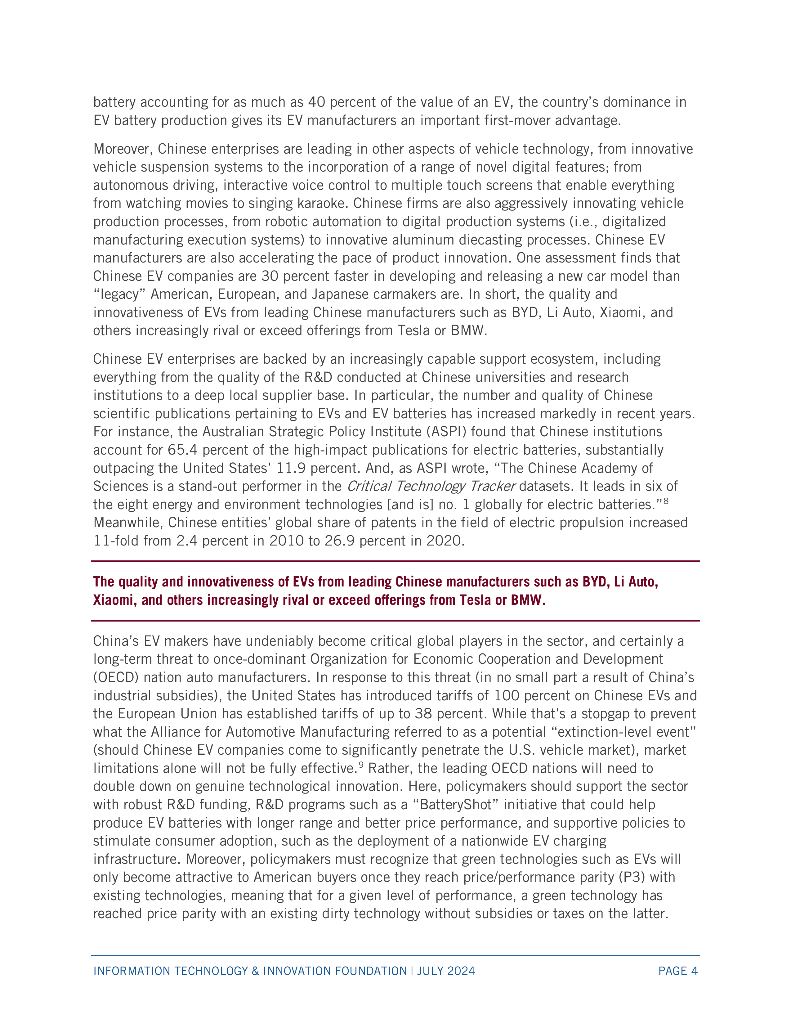 ITIF2024中国电动汽车和电池行业创新度研究报告英文版51页
