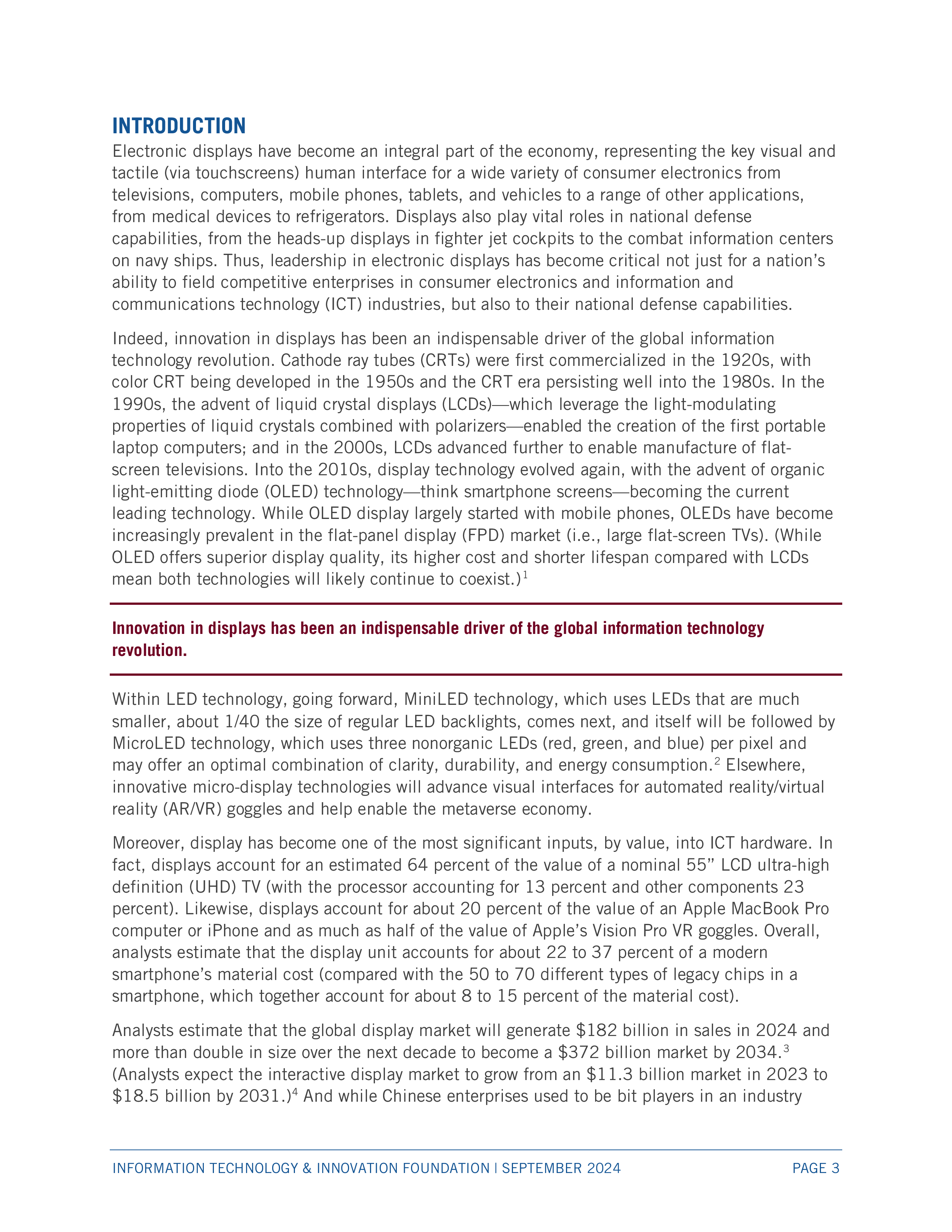 ITIF2024中国电子显示行业创新研究报告英文版30页