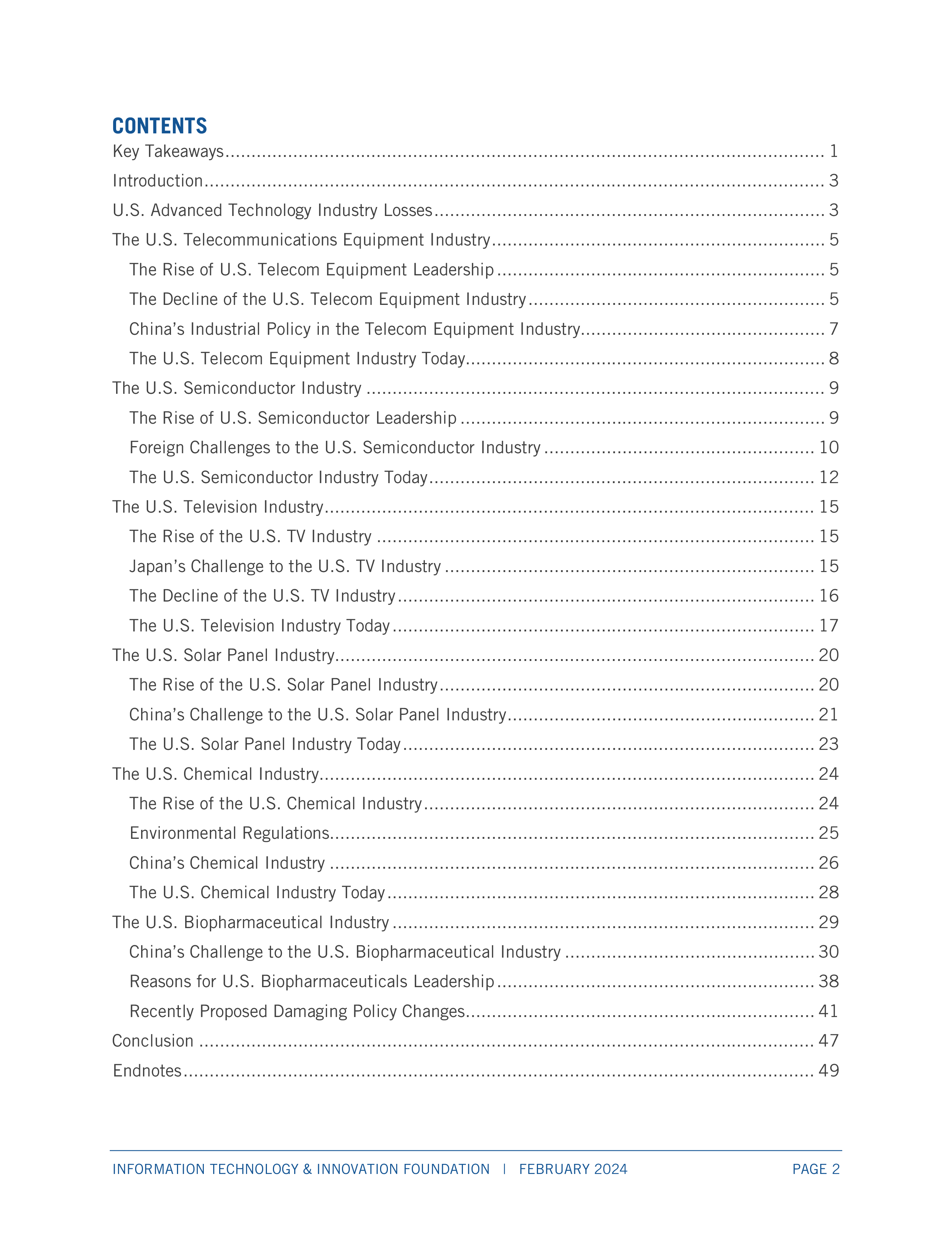 ITIF2024以史为鉴远观未来美国必须确保其生物制药产业全球领导地位的原因分析报告英文版63页