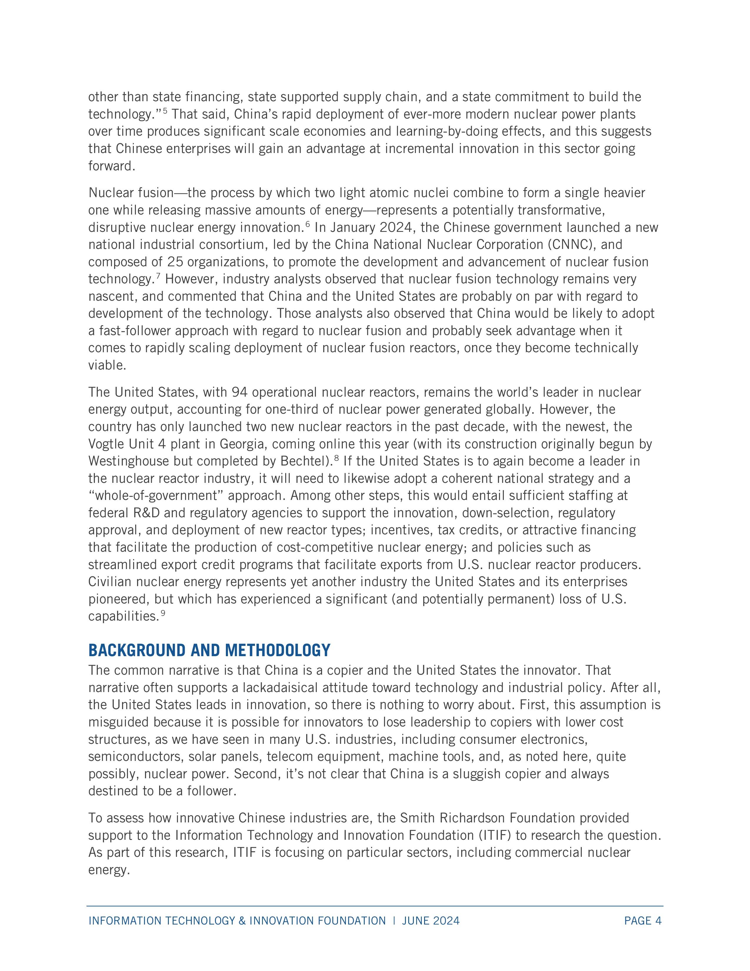 ITIF2024年中国核电创新能力研究报告英文版32页