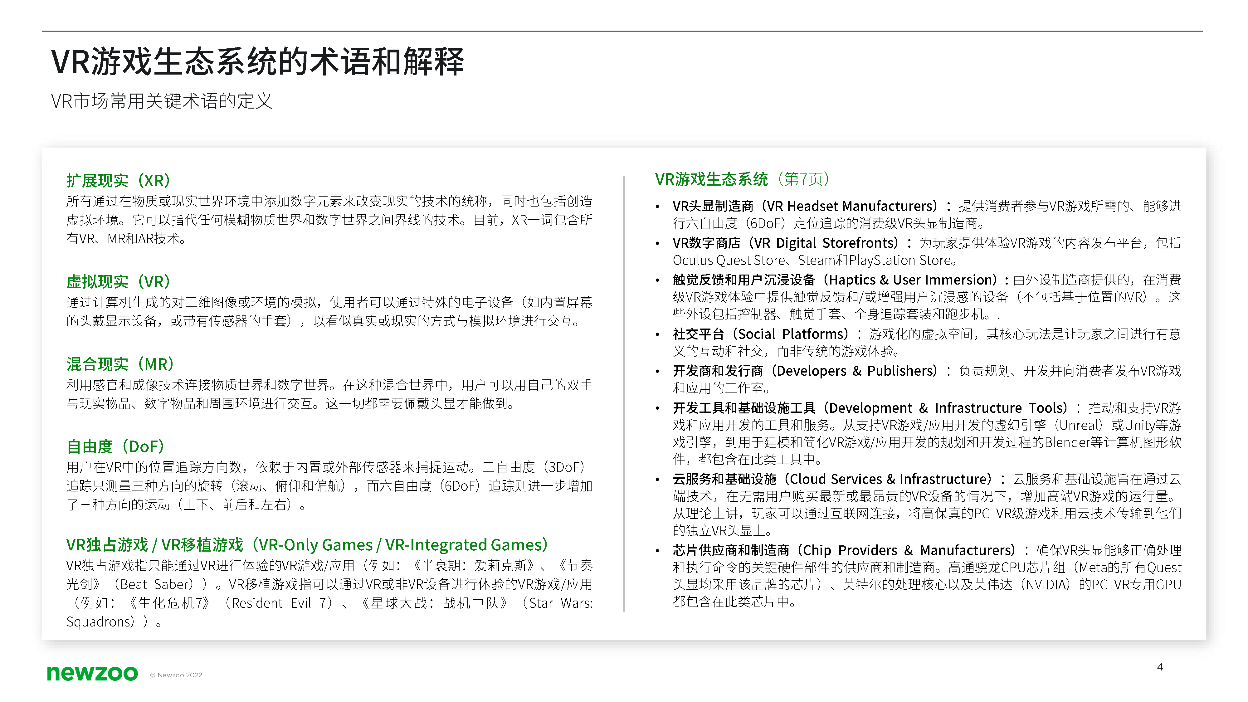 Newzoo2022年VR游戏市场报告45页