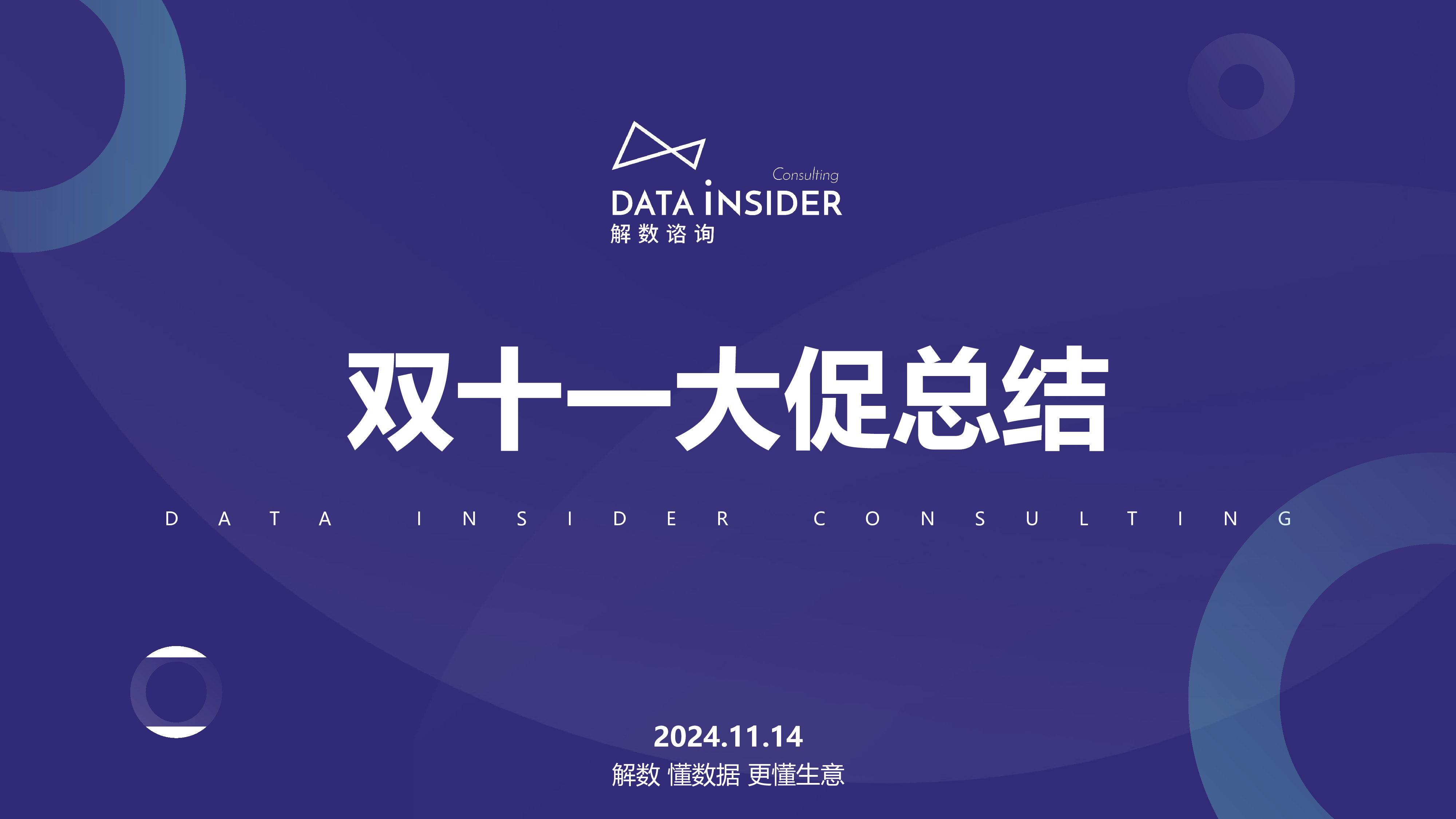 解数咨询2024双十一大促总结报告33页