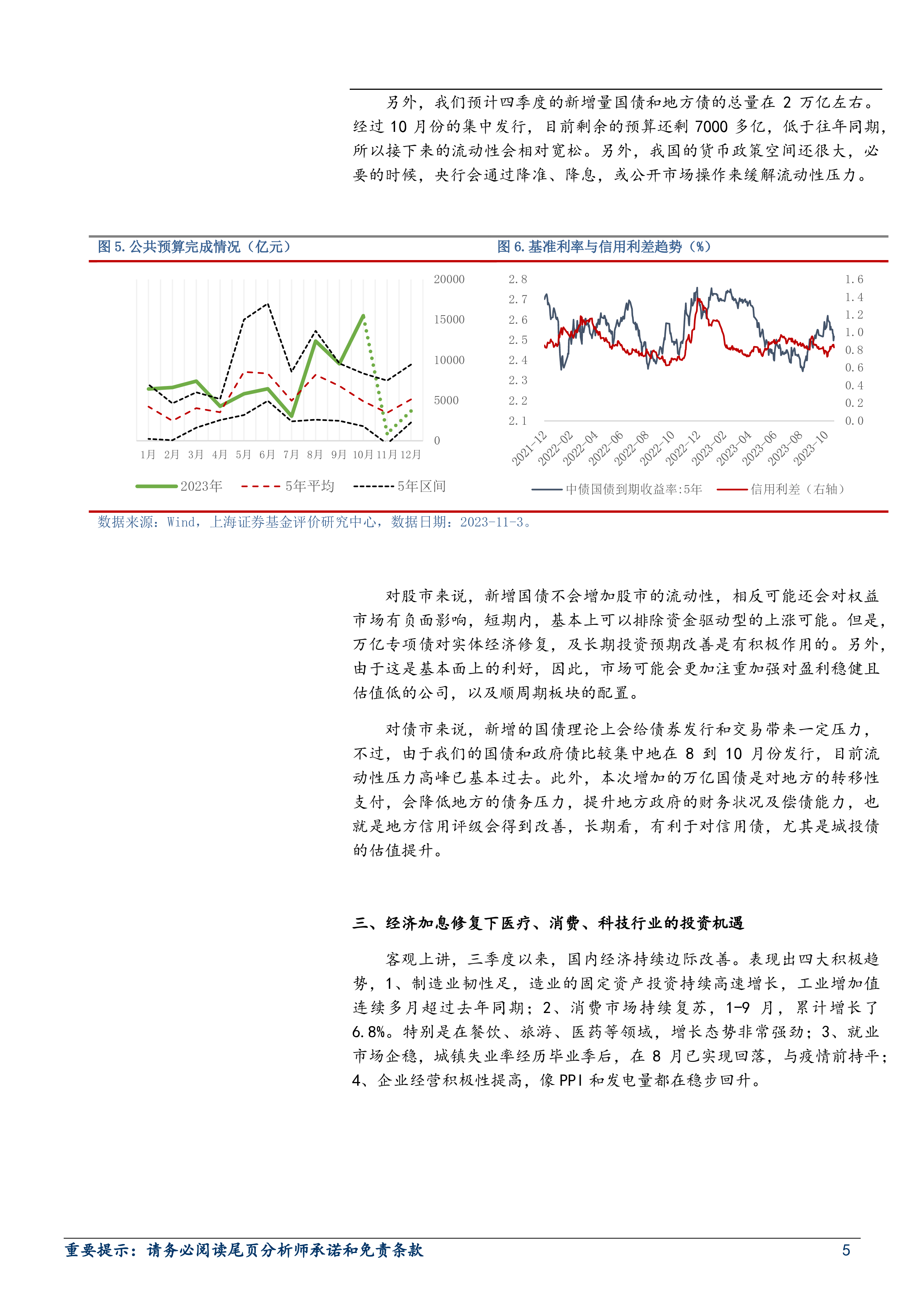 11月基金投资策略：关注财政发力下，经济加速修复机会