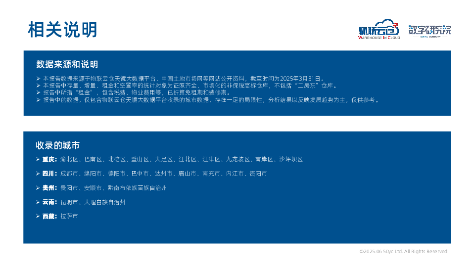 2025年西南区域物流地产市场报告