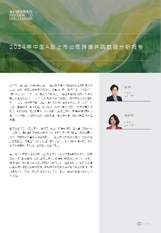 2024年中国A股上市公司跨境并购数据分析报告