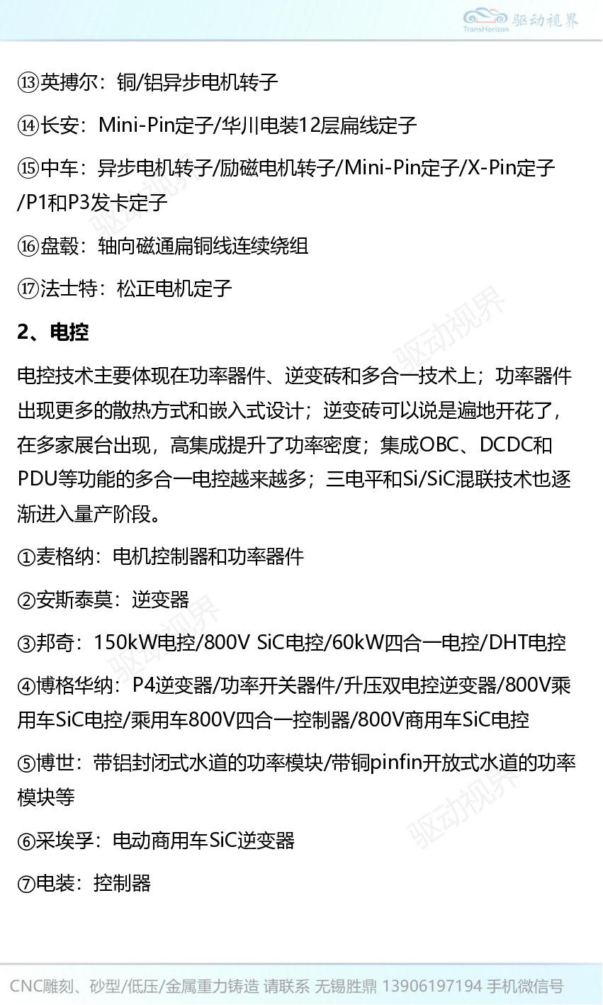 2025上海车展电驱动总结报告