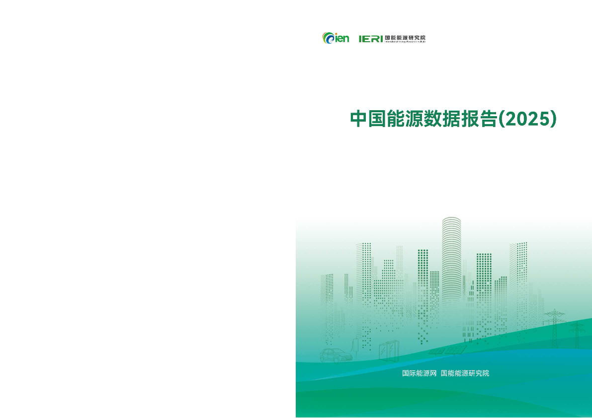 中国能源数据报告(2025)