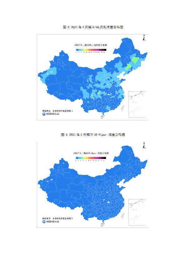 2025年6月城市空气质量简报