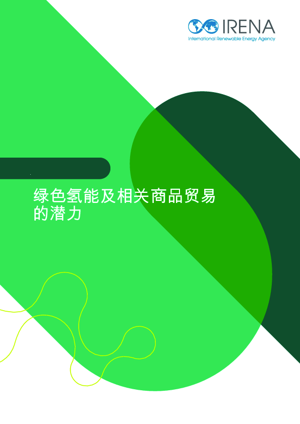绿色氢及相关商品贸易潜力分析