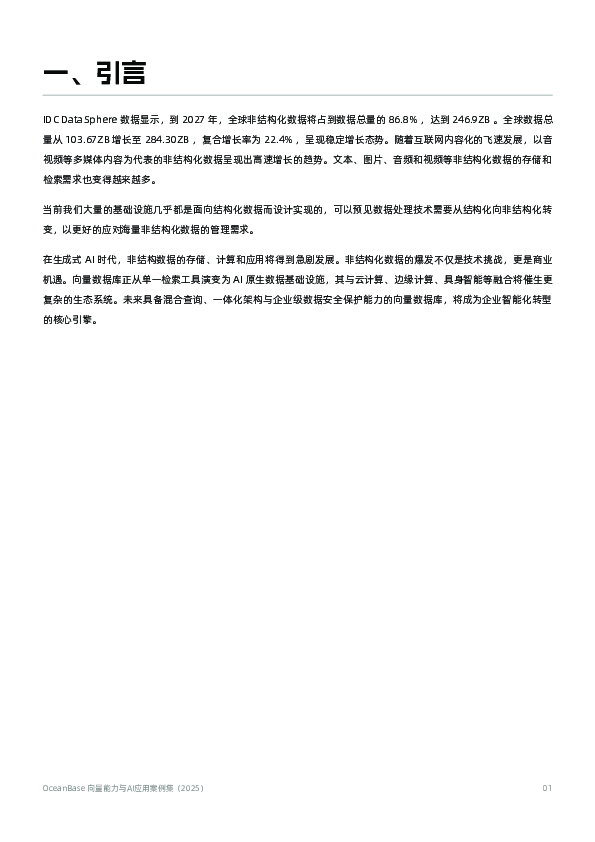 向量能力与AI应用案例集(2025)