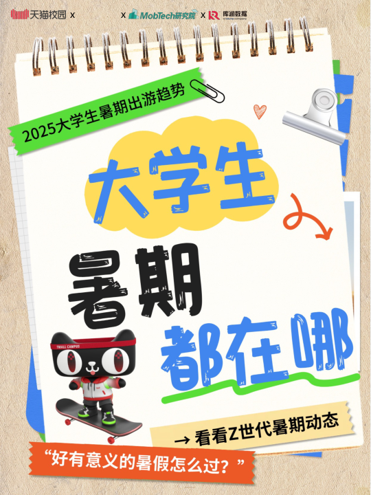2025大学生暑期出游趋势