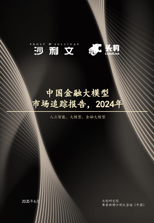 中国金融大模型市场追踪报告,2024全年