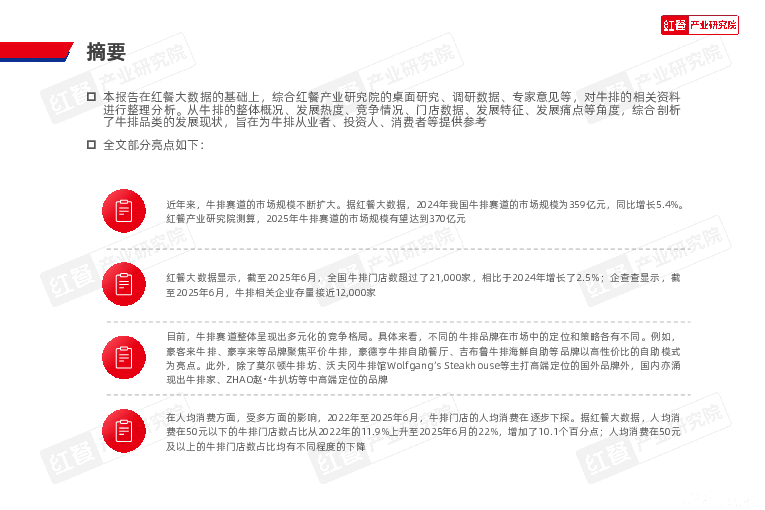 牛排品类发展报告2025
