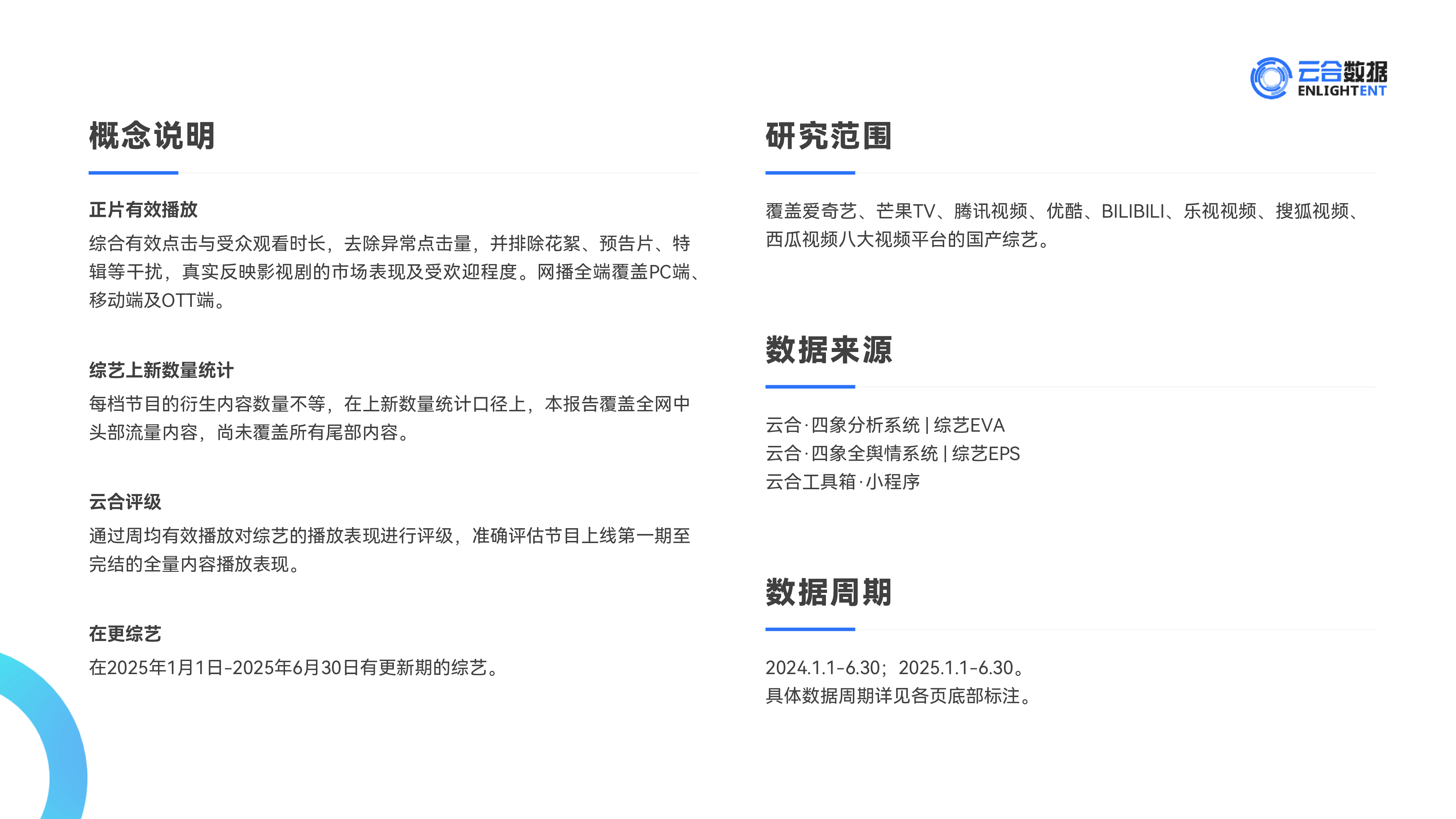 2025H1综艺网播表现与上新观察