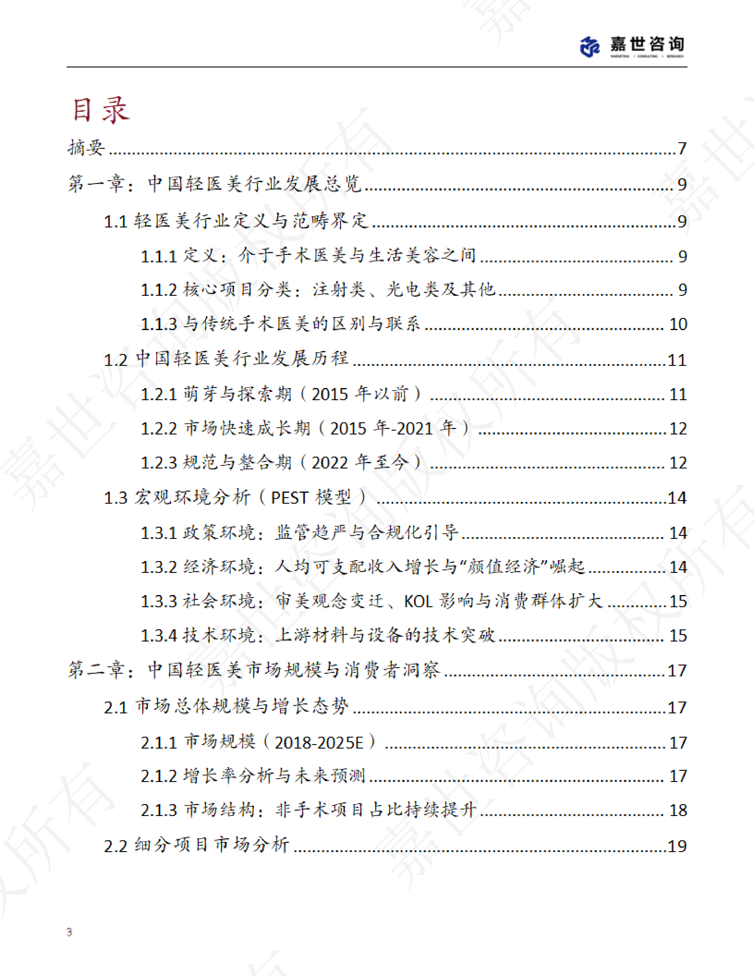 2025中国轻医美行业现状报告