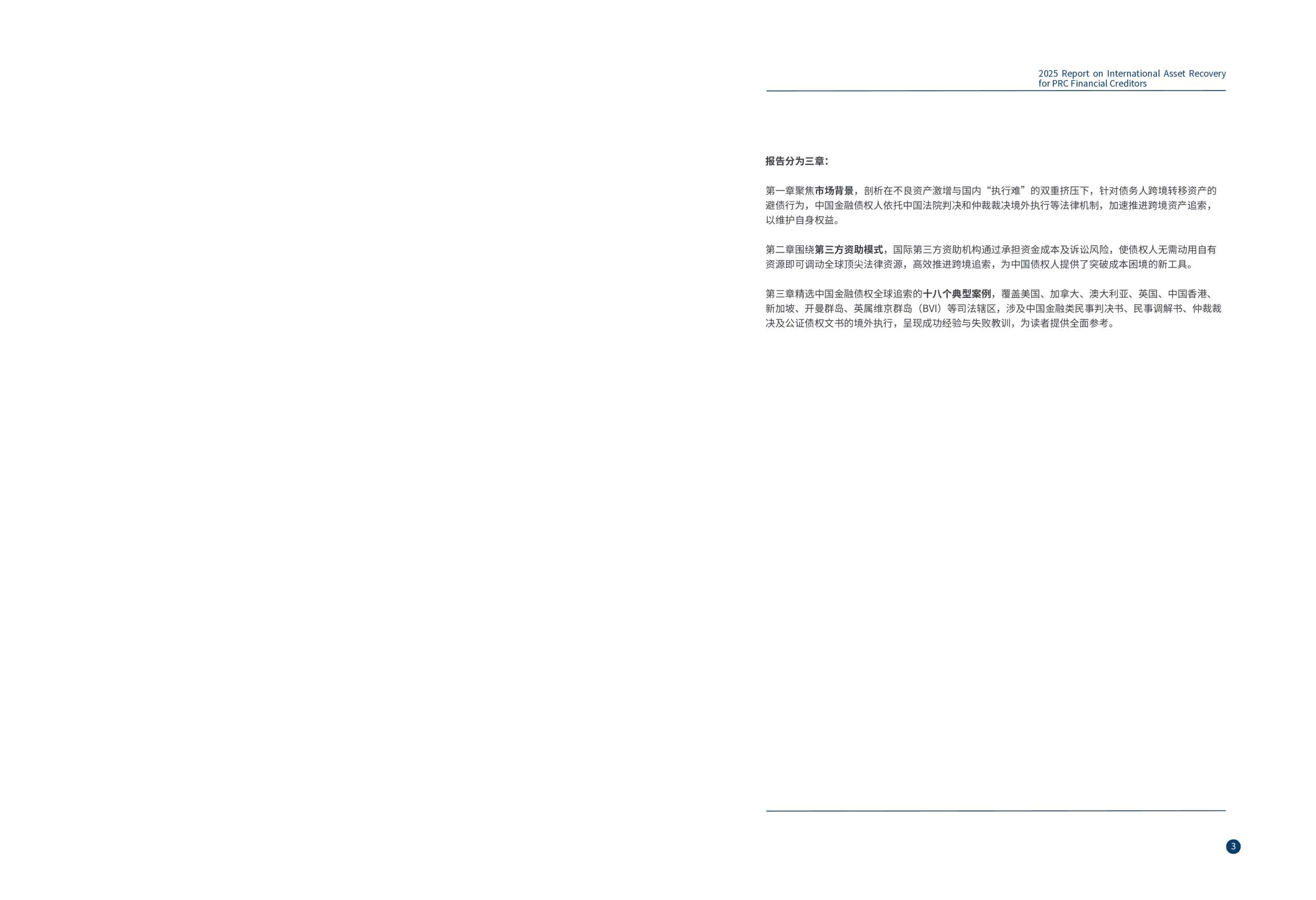 2025中国金融债权全球追索年度报告
