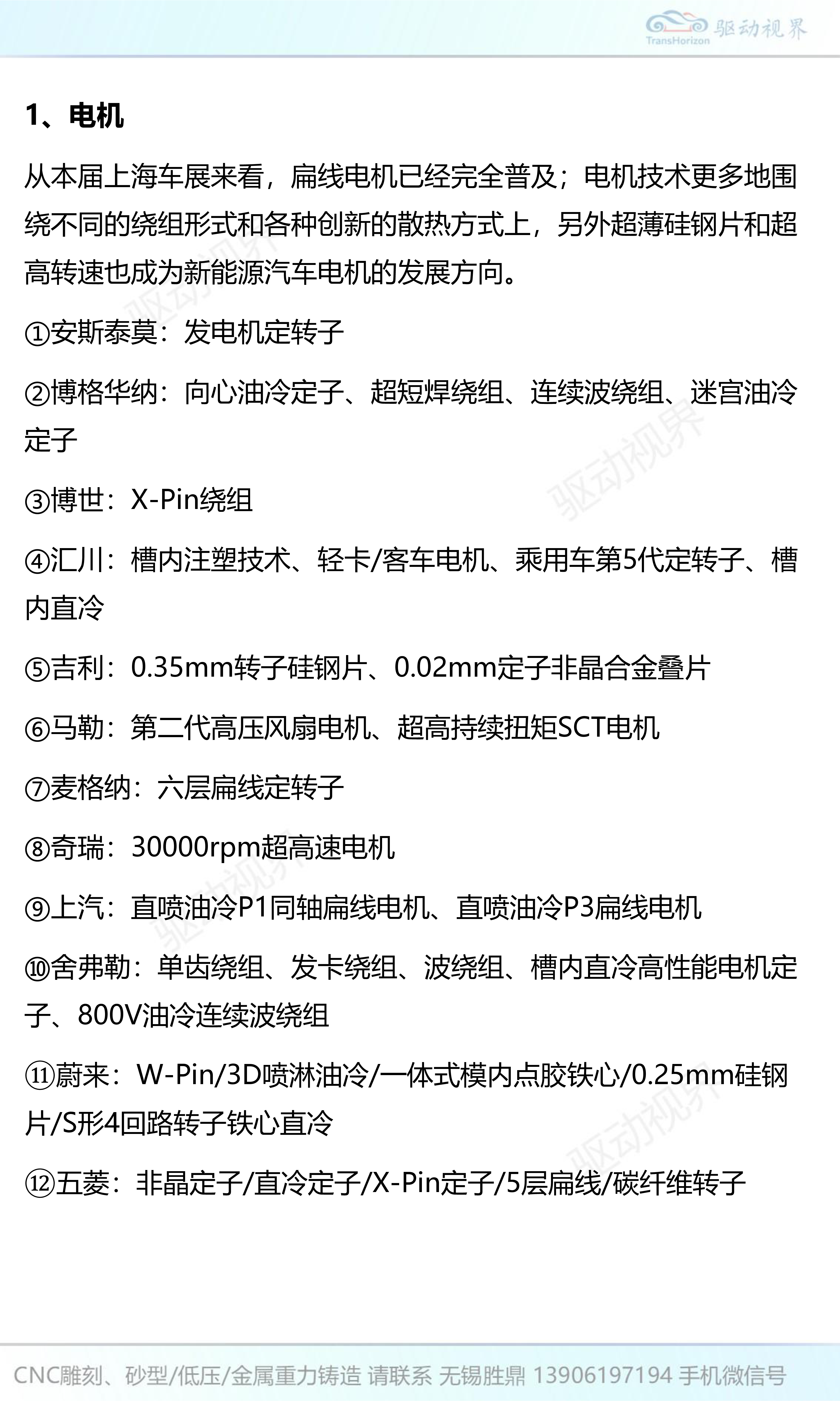 2025上海车展电驱动总结报告