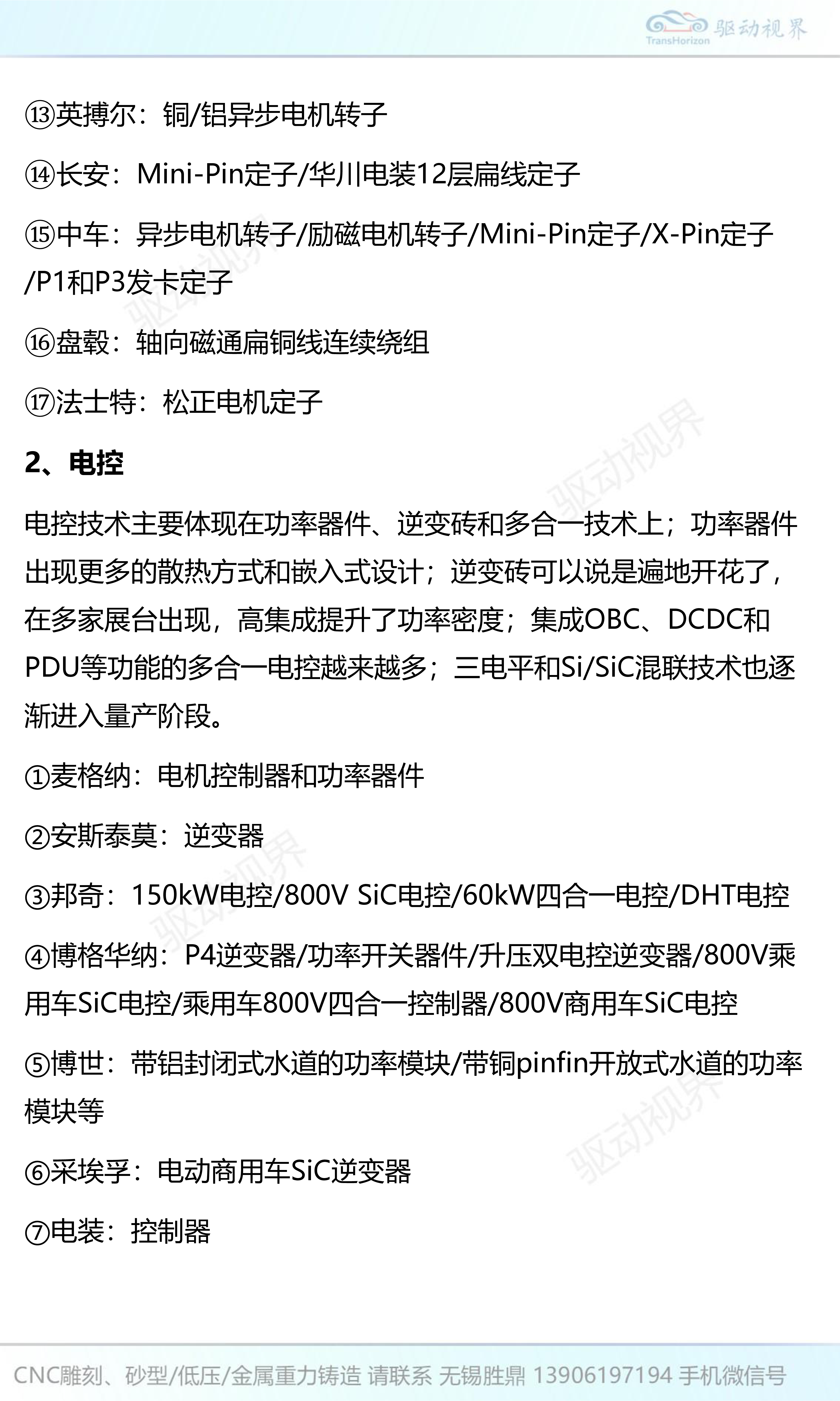 2025上海车展电驱动总结报告