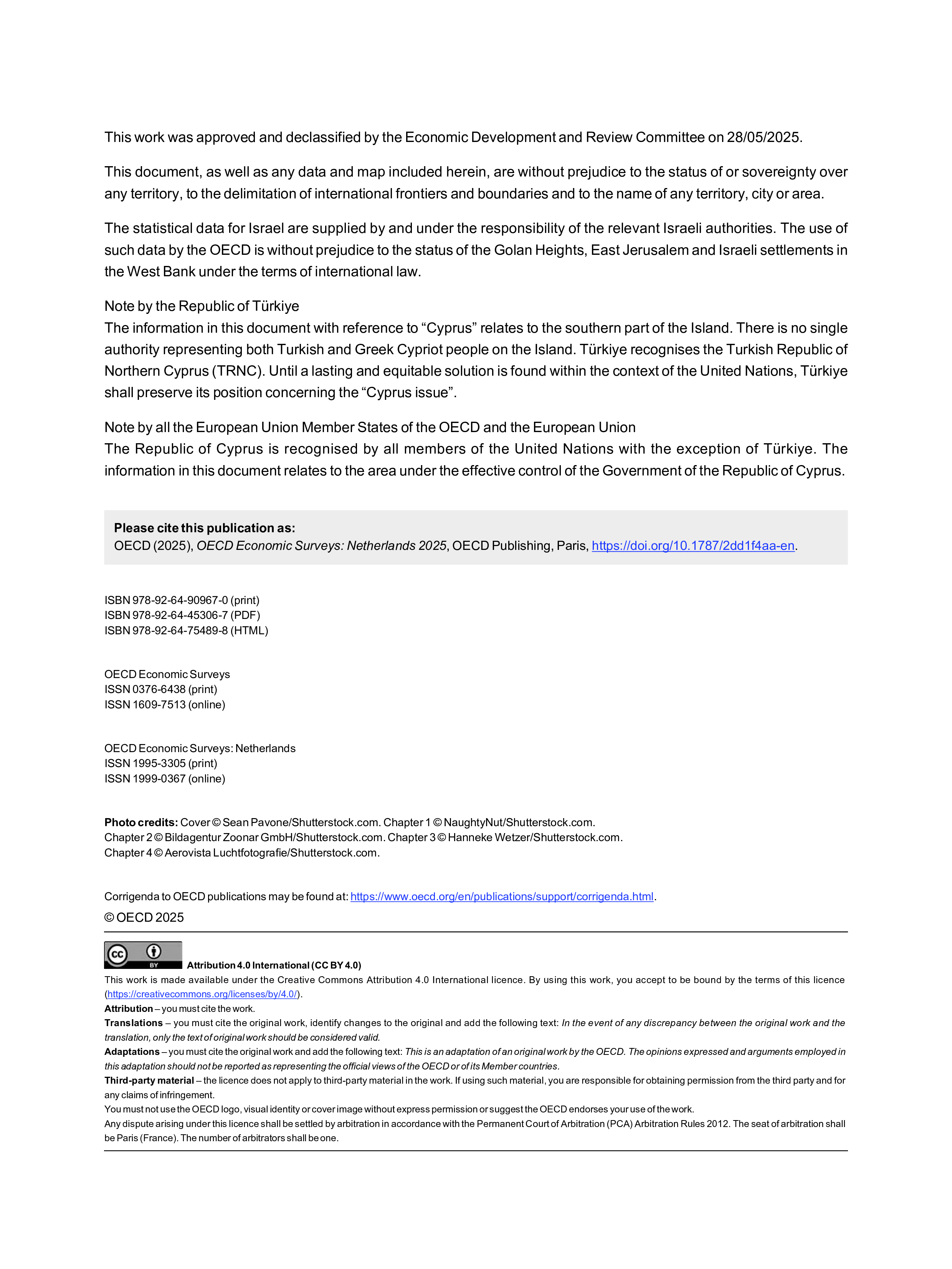 英文经合组织经济调查:荷兰2025