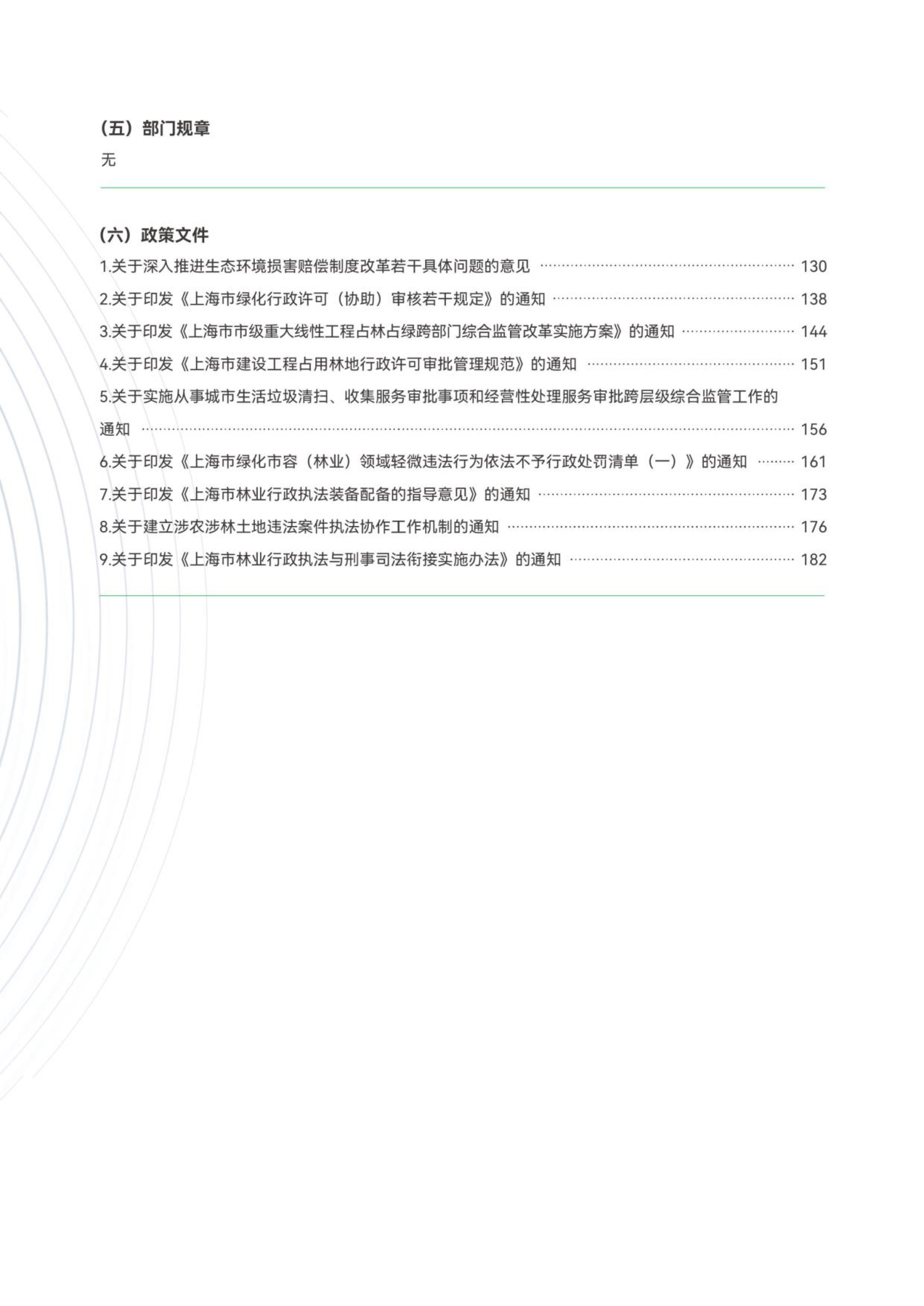 上海市绿化市容林业法律法规、政策文件汇编（综合篇）