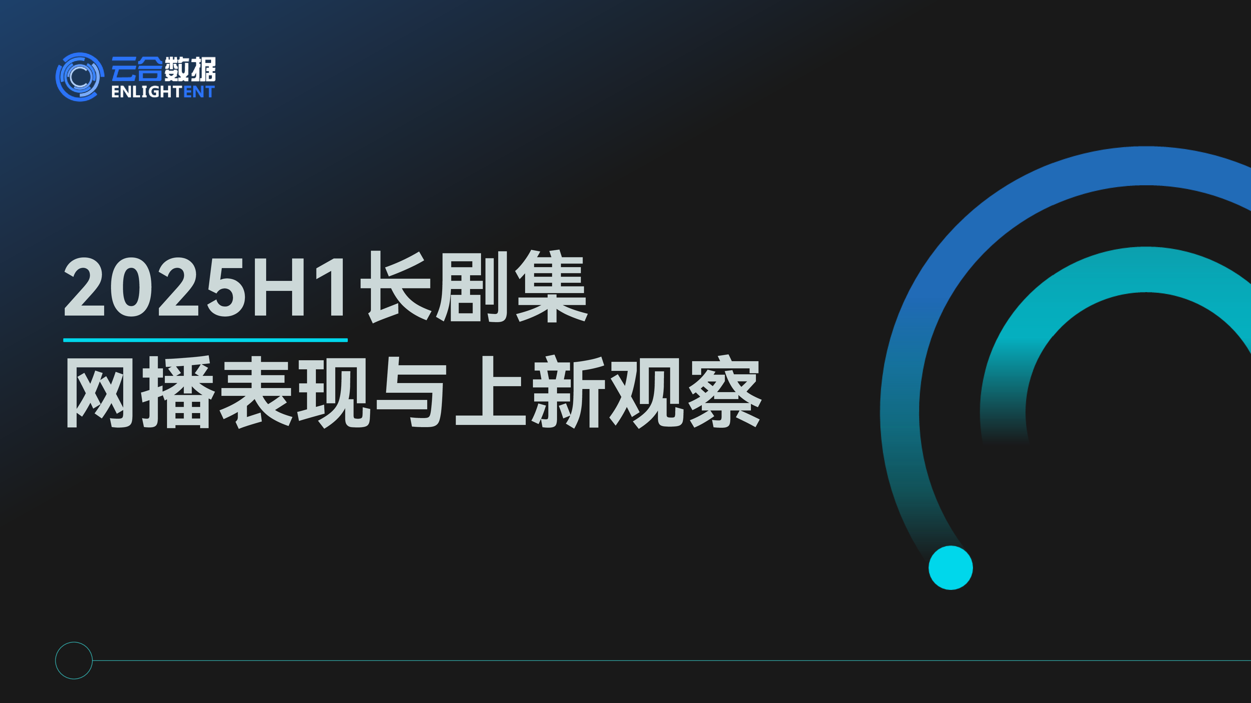 2025年H1长剧集网播表现与上新观察报告