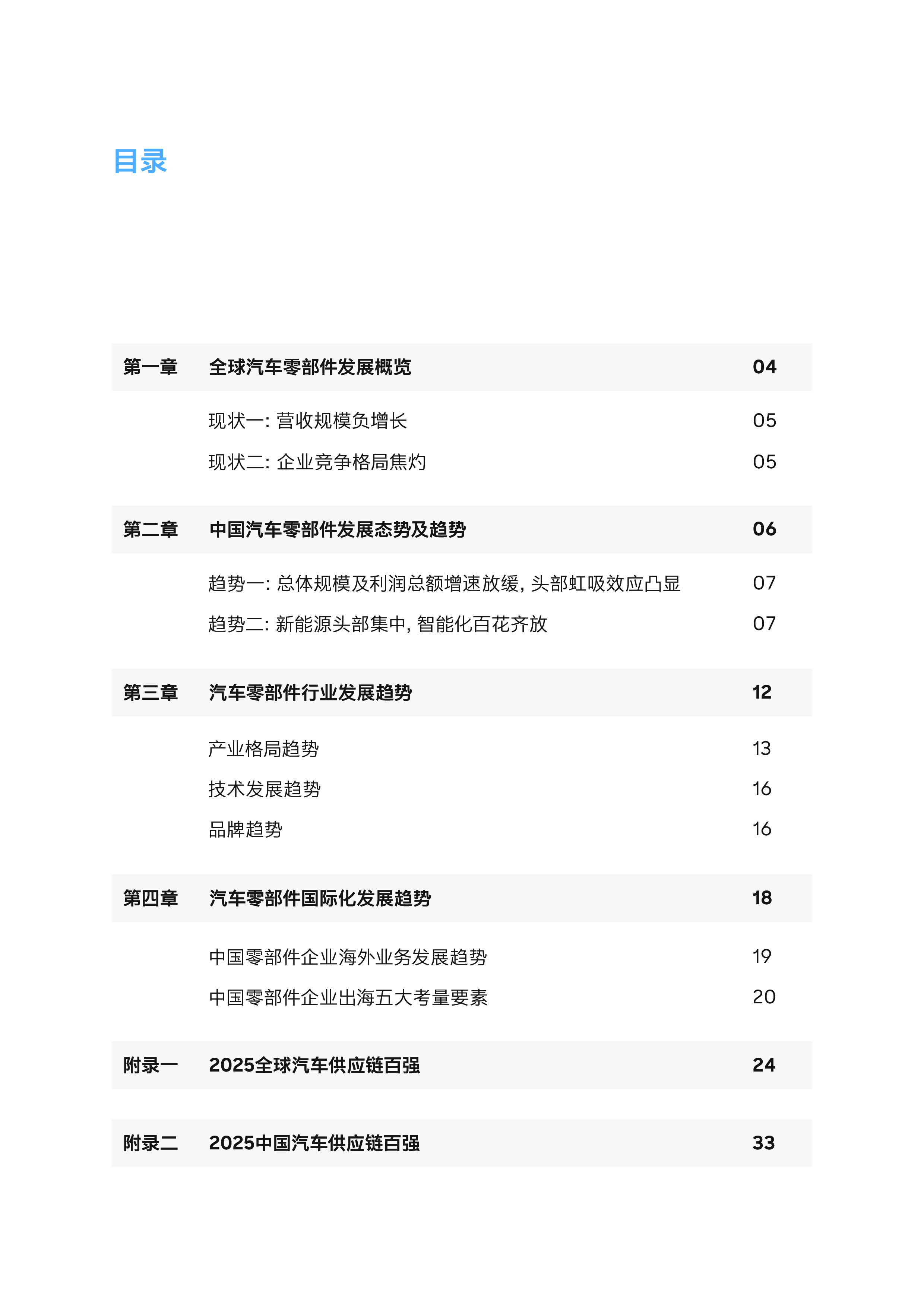 2025年全球汽车供应链核心企业竞争力白皮书