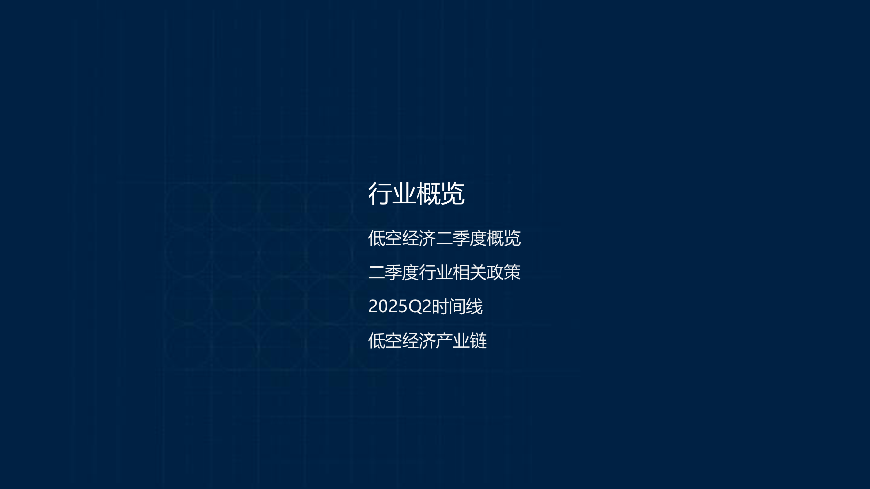 低空经济：2025年上半年投融市场报告